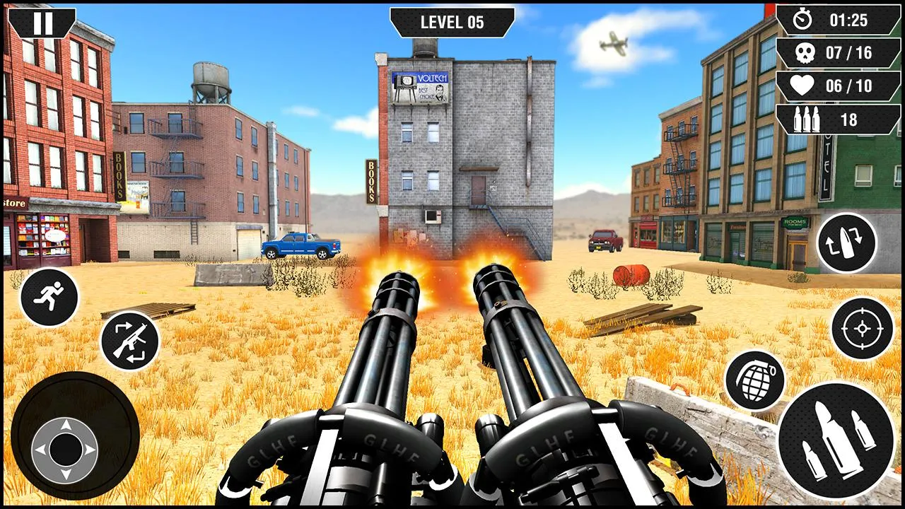 Machine Gun Games: War Shooter | Indus Appstore | Screenshot