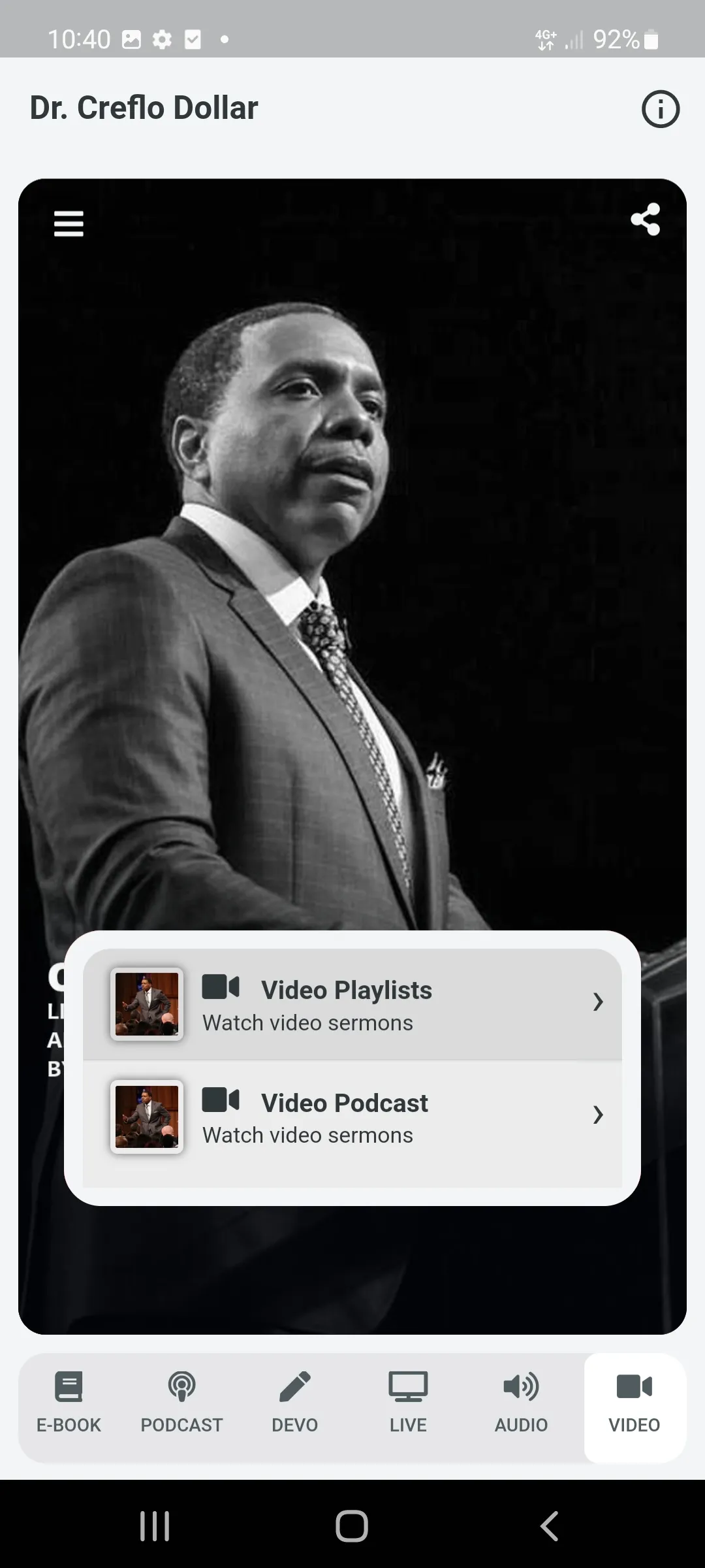 Creflo Dollar's Sermons | Indus Appstore | Screenshot