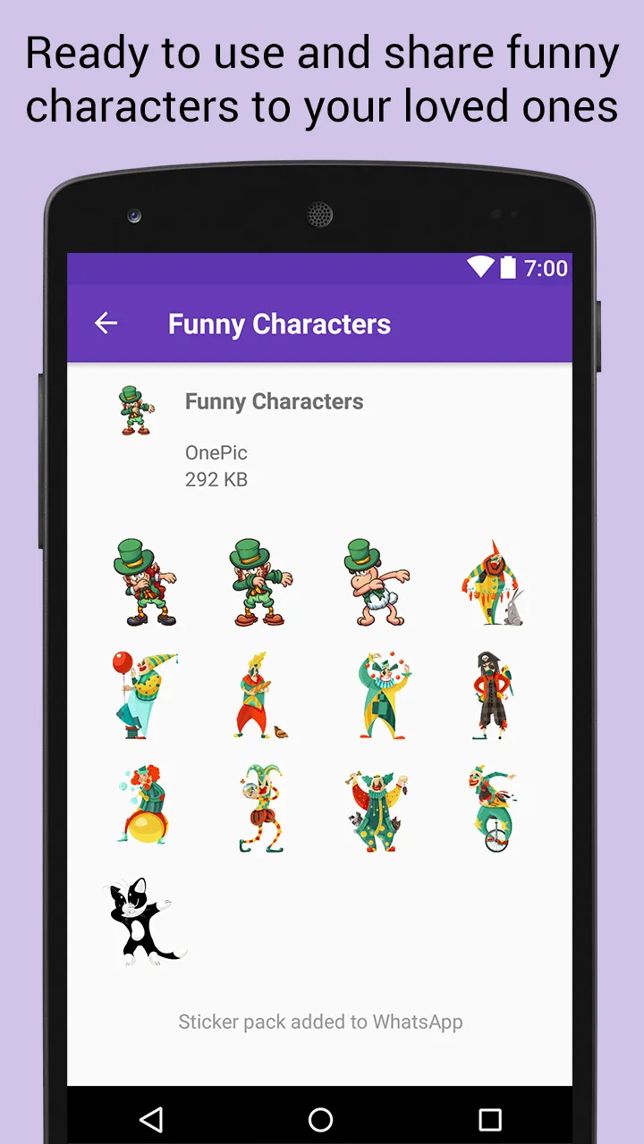 Funny Sticker Packs WASticker | Indus Appstore | Screenshot