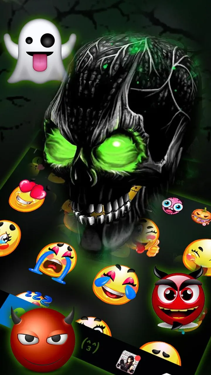 Horror Skull 3D Theme | Indus Appstore | Screenshot