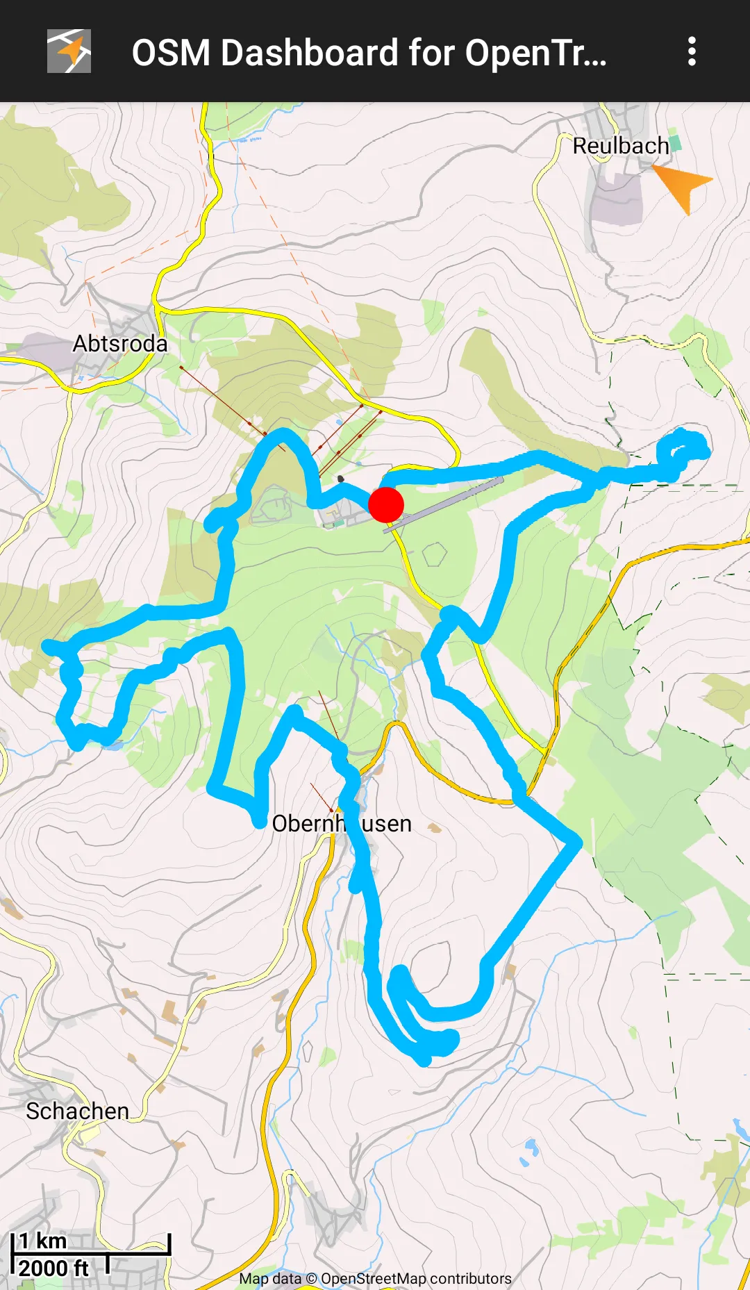 OSM Dashboard for OpenTracks | Indus Appstore | Screenshot