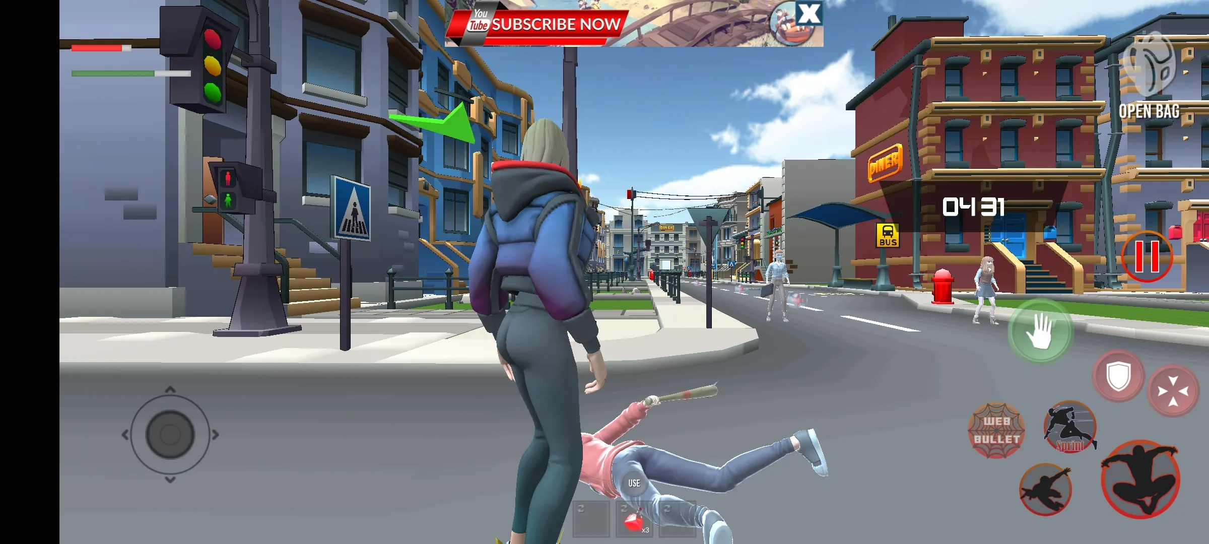 Girl Spider Rope Hero Game | Indus Appstore | Screenshot