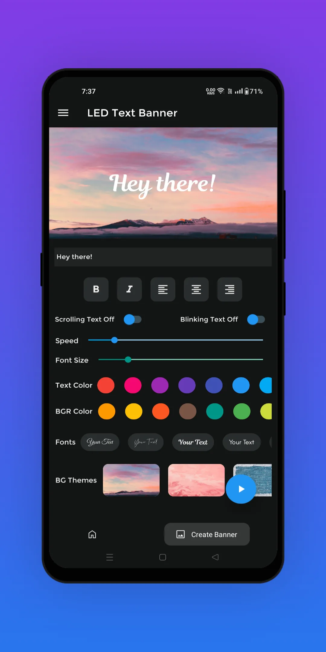 LED Text Banner: Text Scroller | Indus Appstore | Screenshot