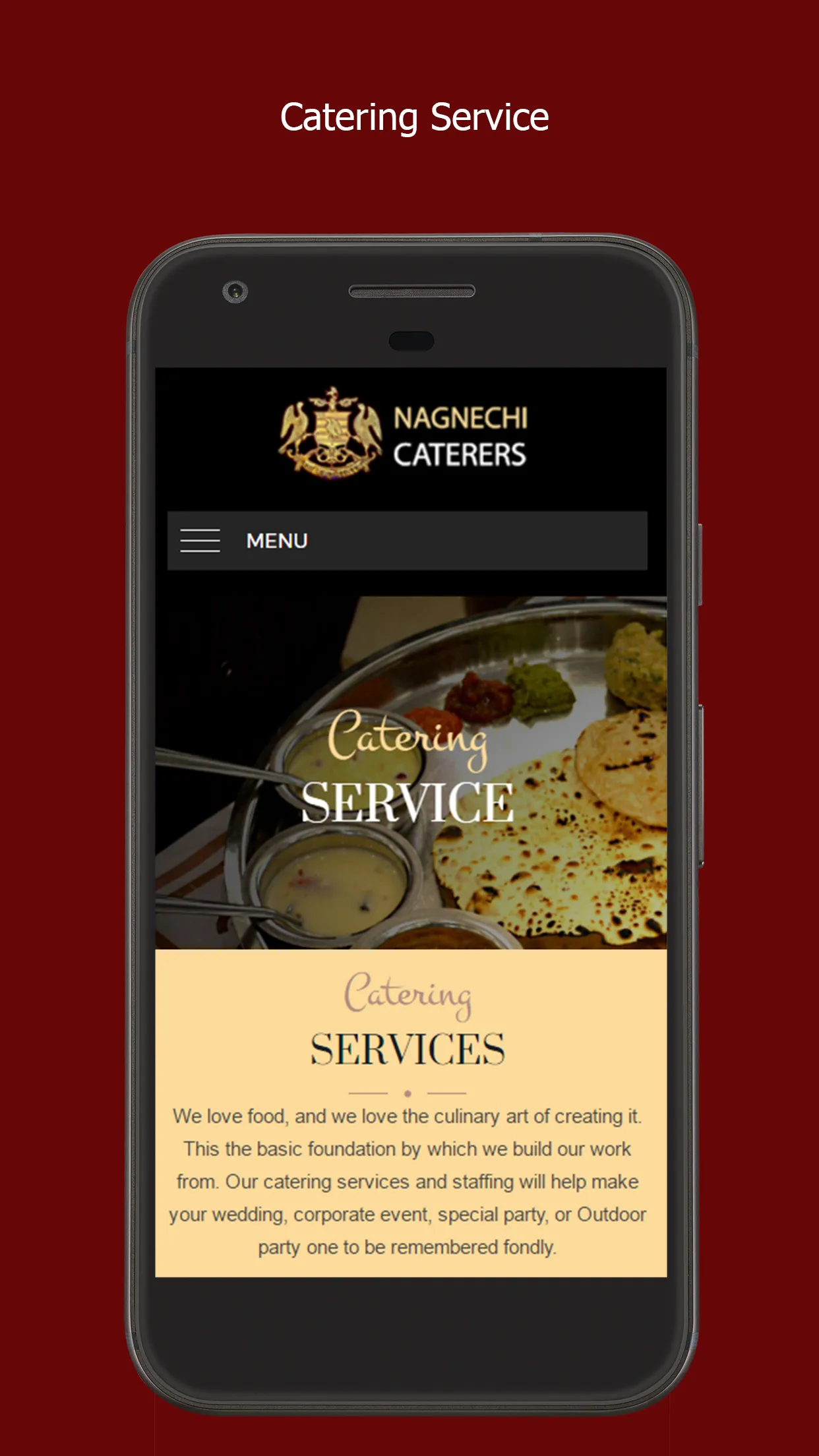 Nagnechi Caterers | Indus Appstore | Screenshot