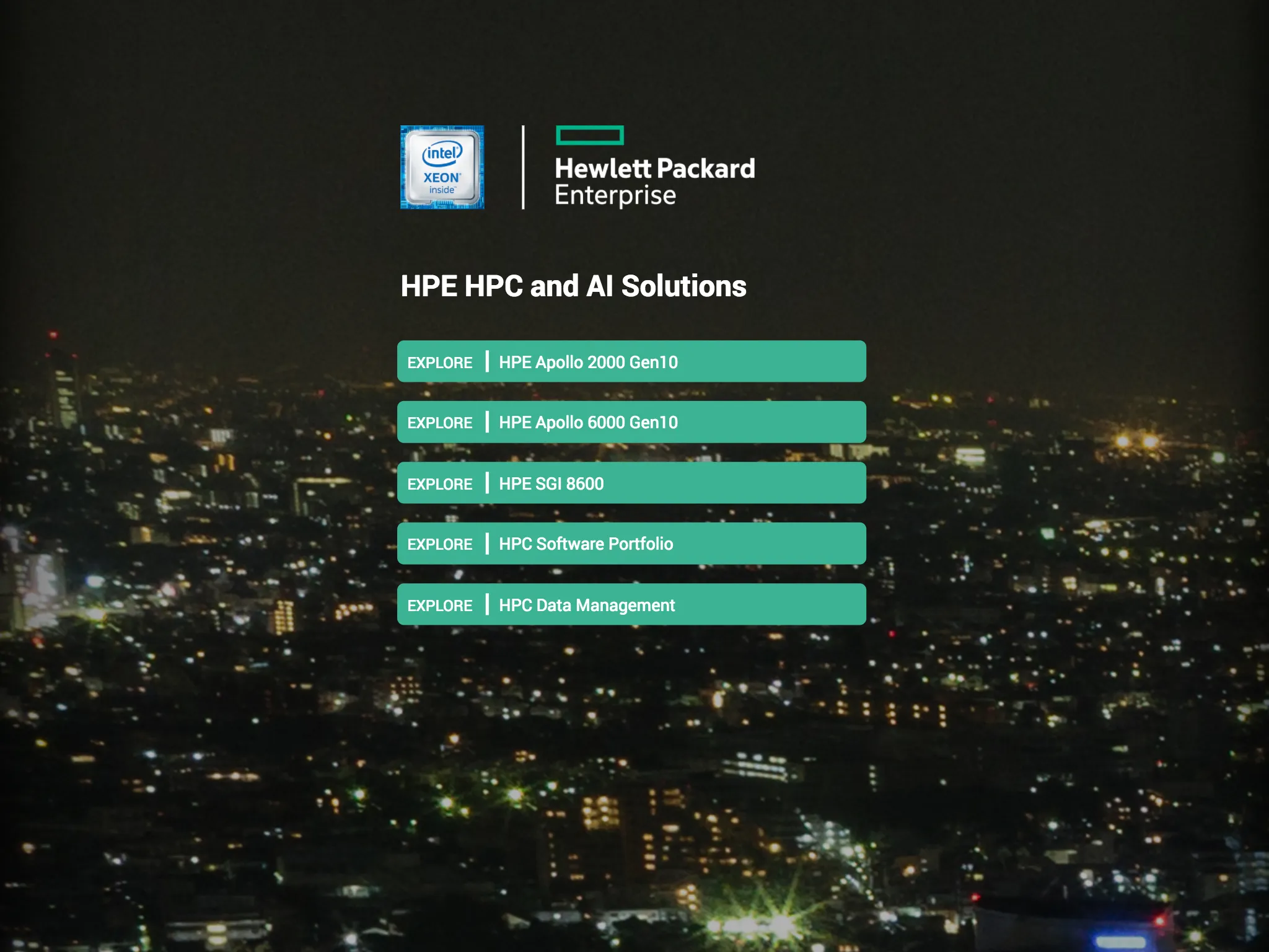 HPE HPC and AI Solutions | Indus Appstore | Screenshot