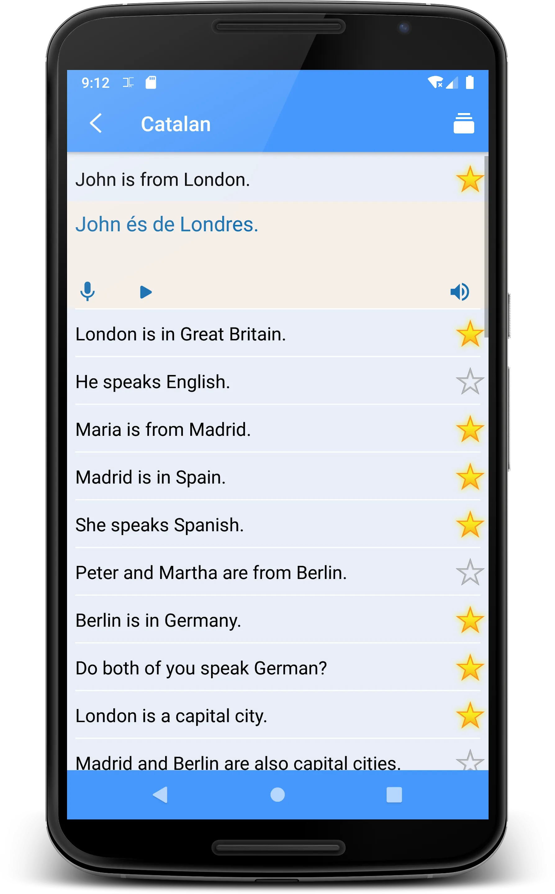 Learn Catalan phrases | Indus Appstore | Screenshot