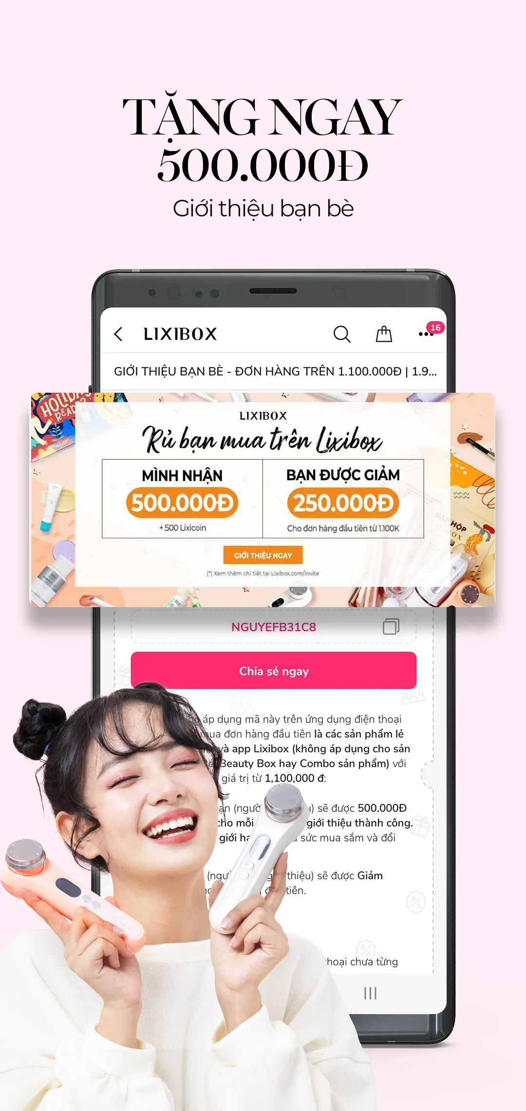 Lixibox 9.9 Siêu Mua Sắm | Indus Appstore | Screenshot