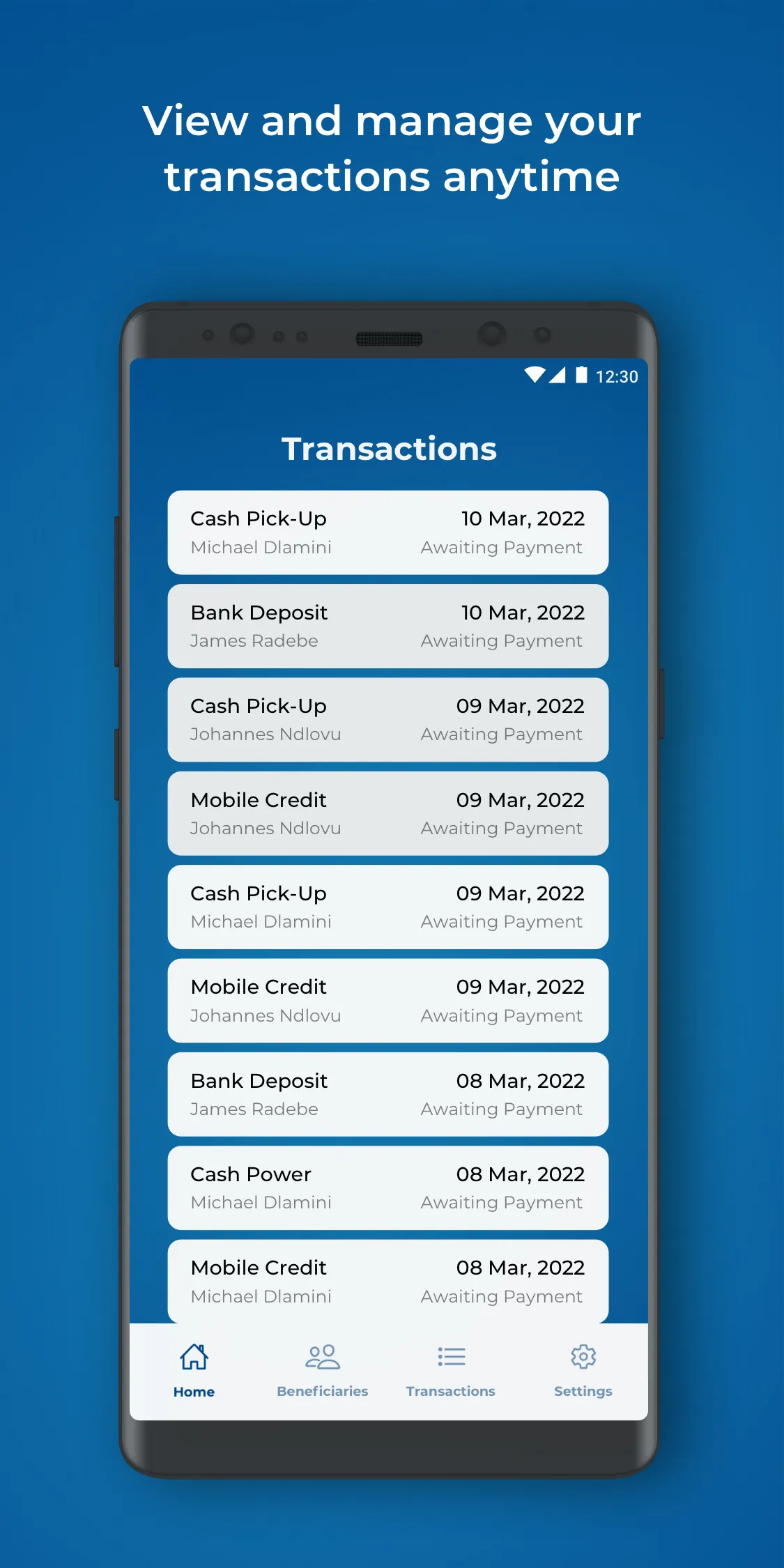 APS: Money Transfer | Indus Appstore | Screenshot