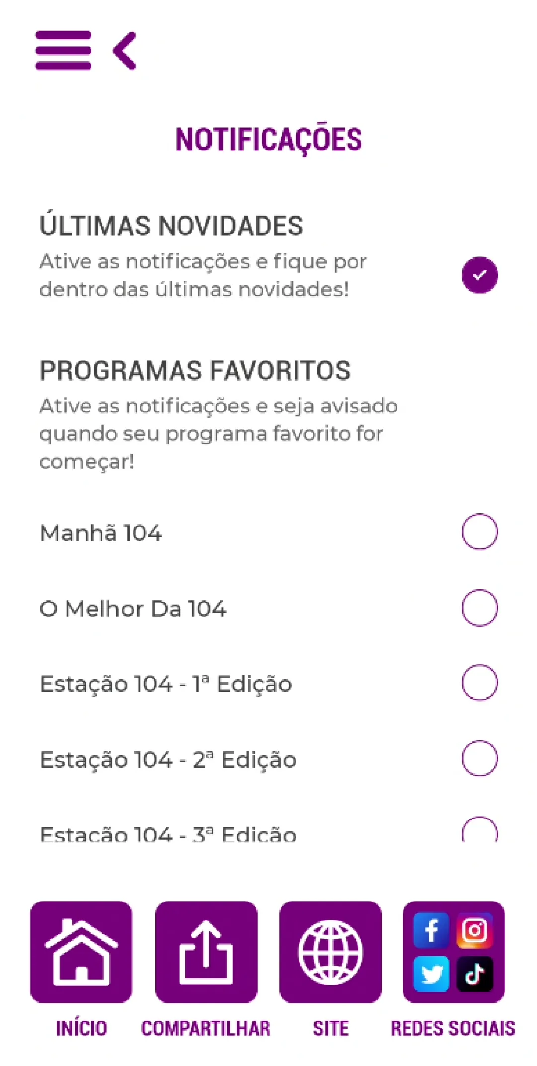 Rádio 104 FM - 104,1 FM | Indus Appstore | Screenshot