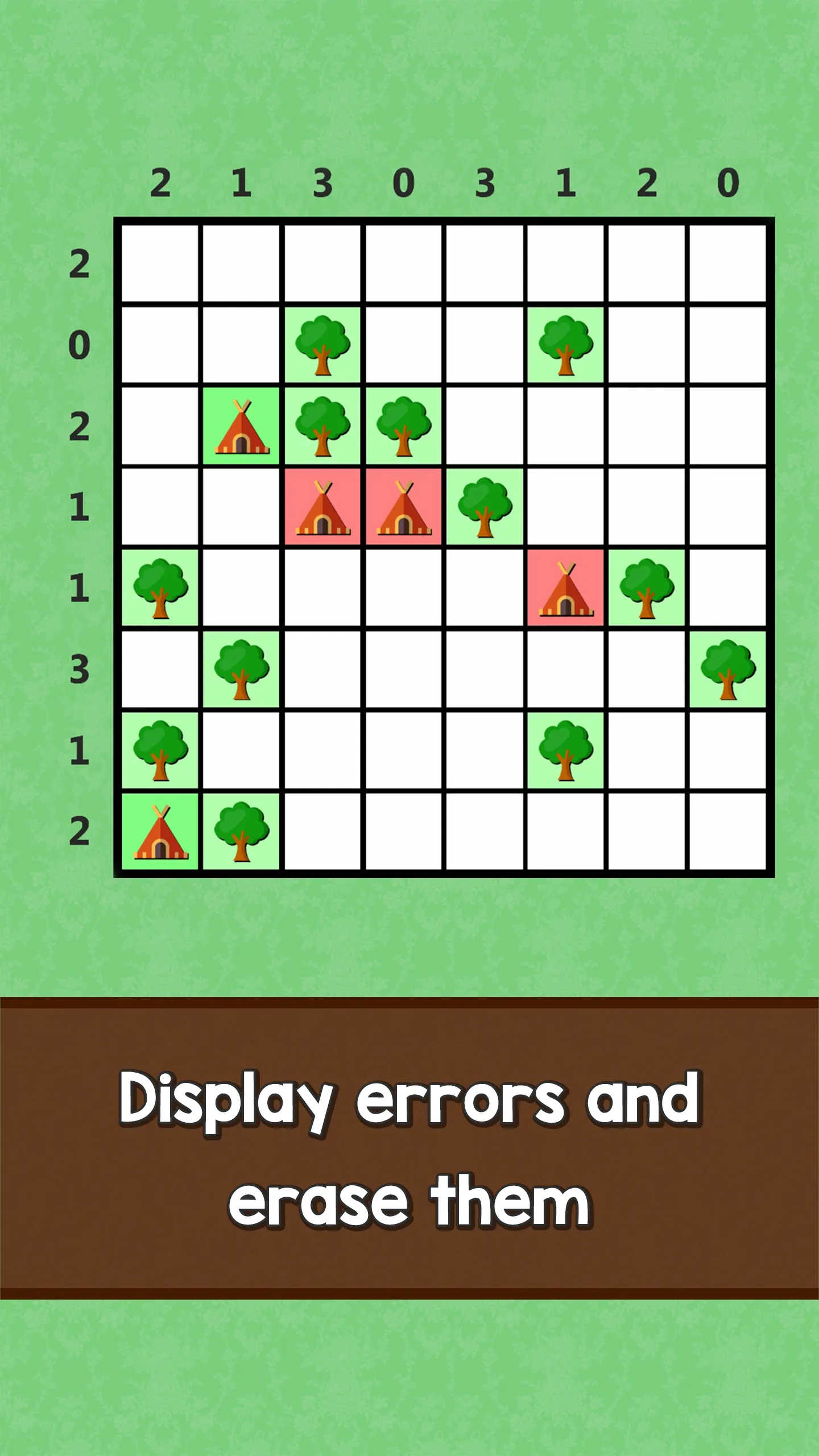 LogiBrain Tents and Trees | Indus Appstore | Screenshot