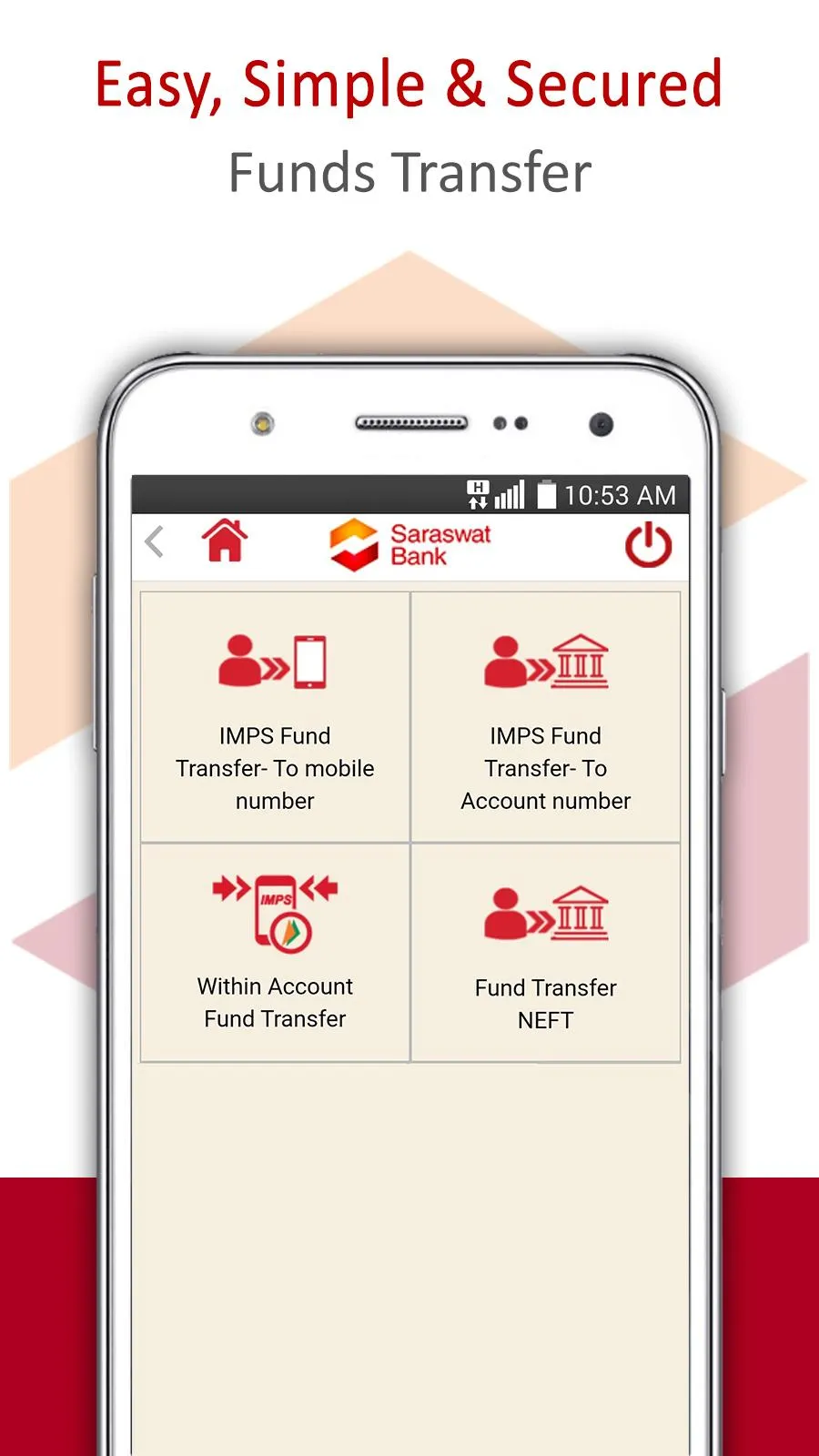 Saraswat Bank Mobile Banking | Indus Appstore | Screenshot