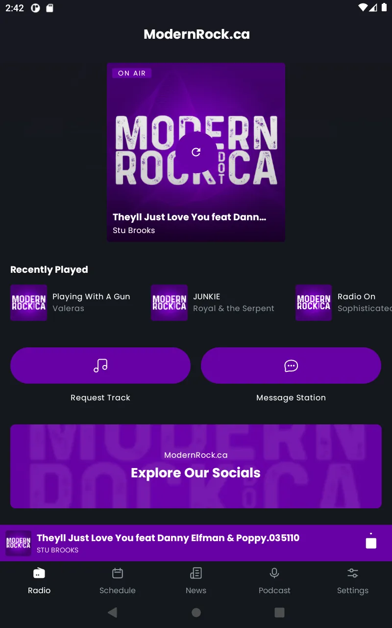 ModernRock.ca | Indus Appstore | Screenshot