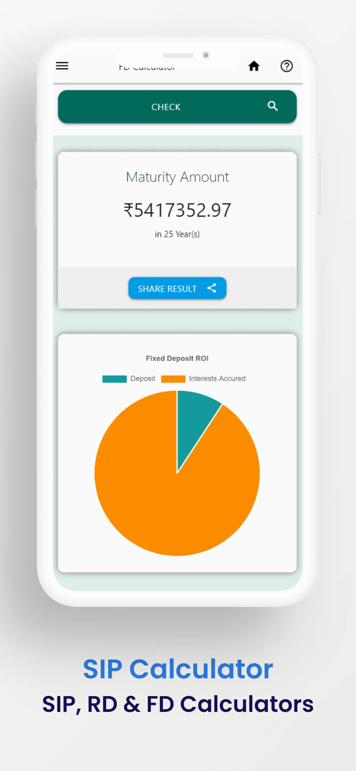 FinC EMI Calculator | Indus Appstore | Screenshot