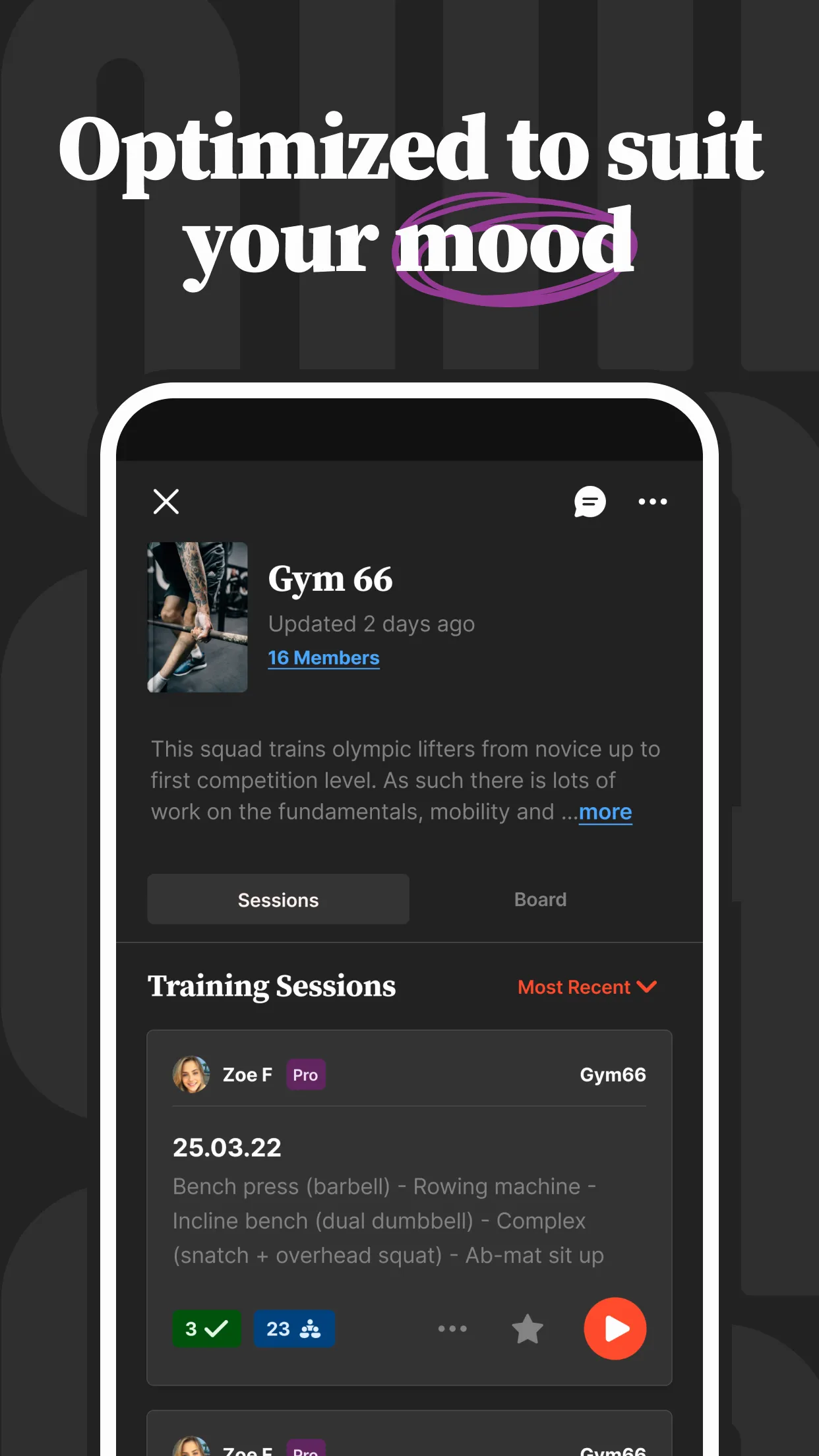 Squaddy: Workout log & groups | Indus Appstore | Screenshot