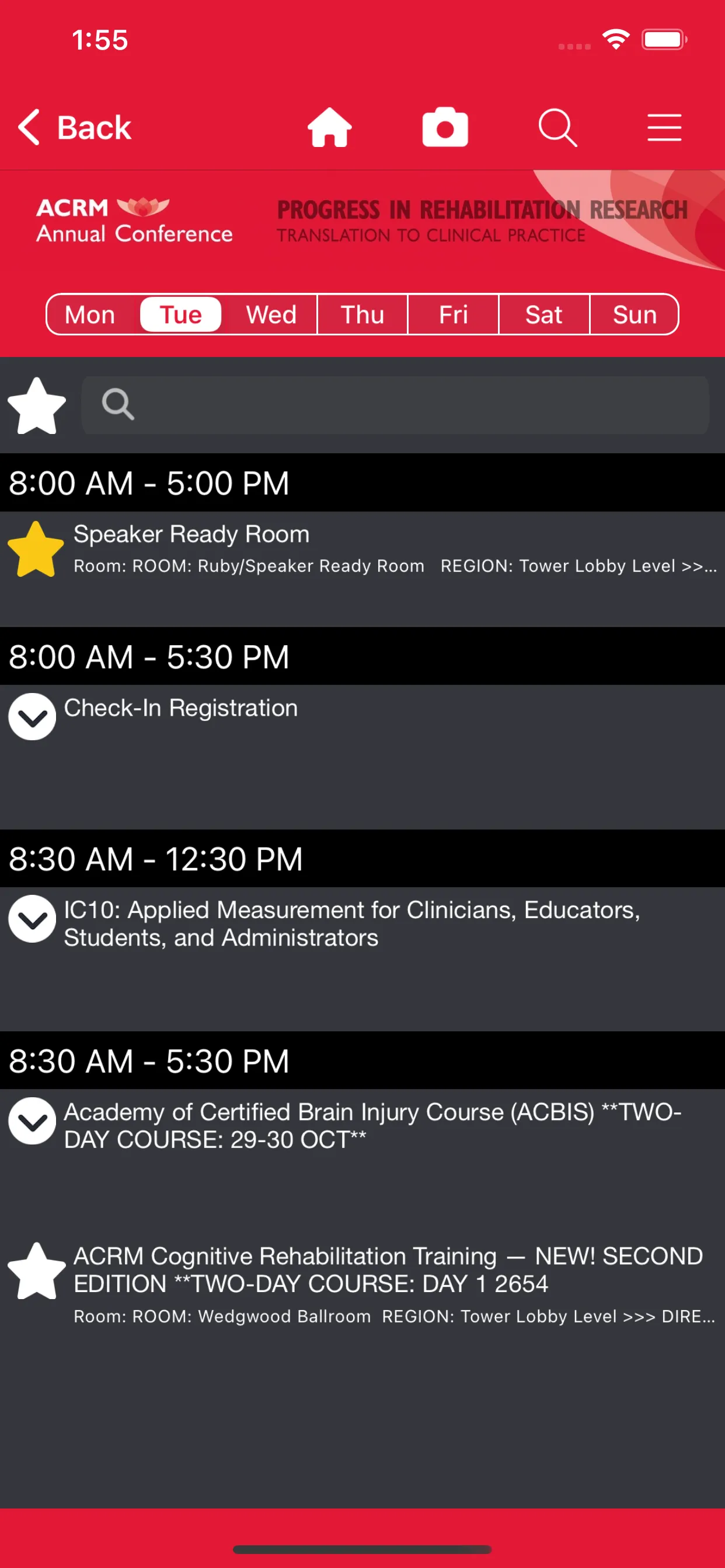 ACRM Events | Indus Appstore | Screenshot