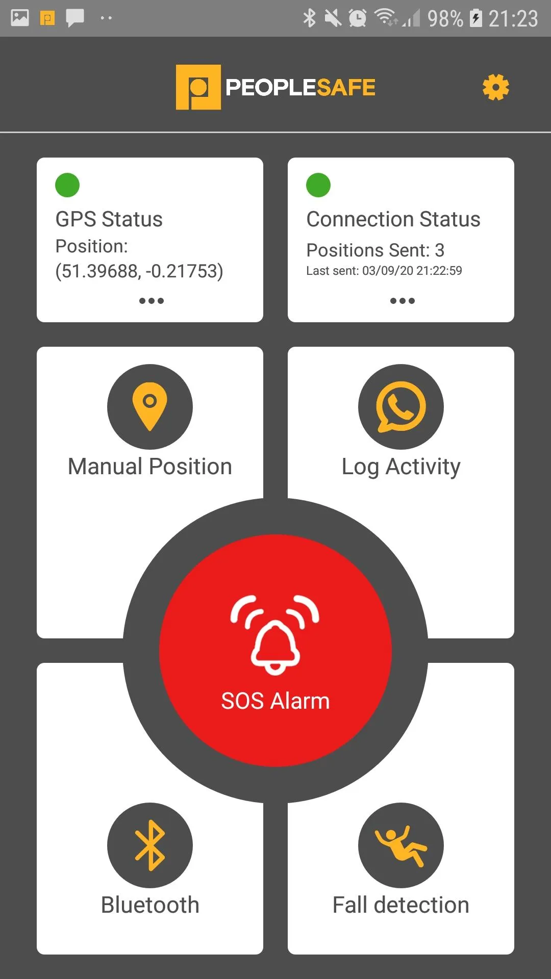 Peoplesafe | Indus Appstore | Screenshot