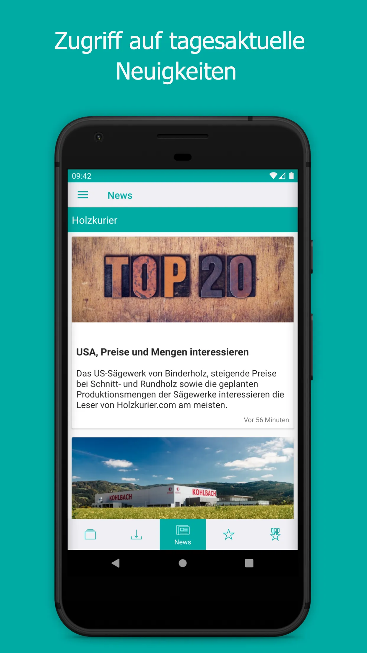 Holzkurier | Indus Appstore | Screenshot