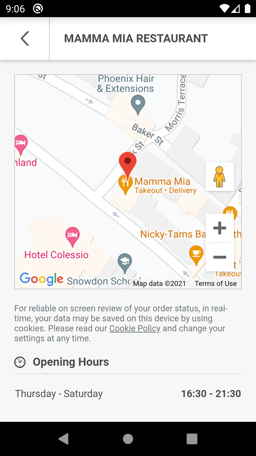 Mamma Mia Restaurant | Indus Appstore | Screenshot