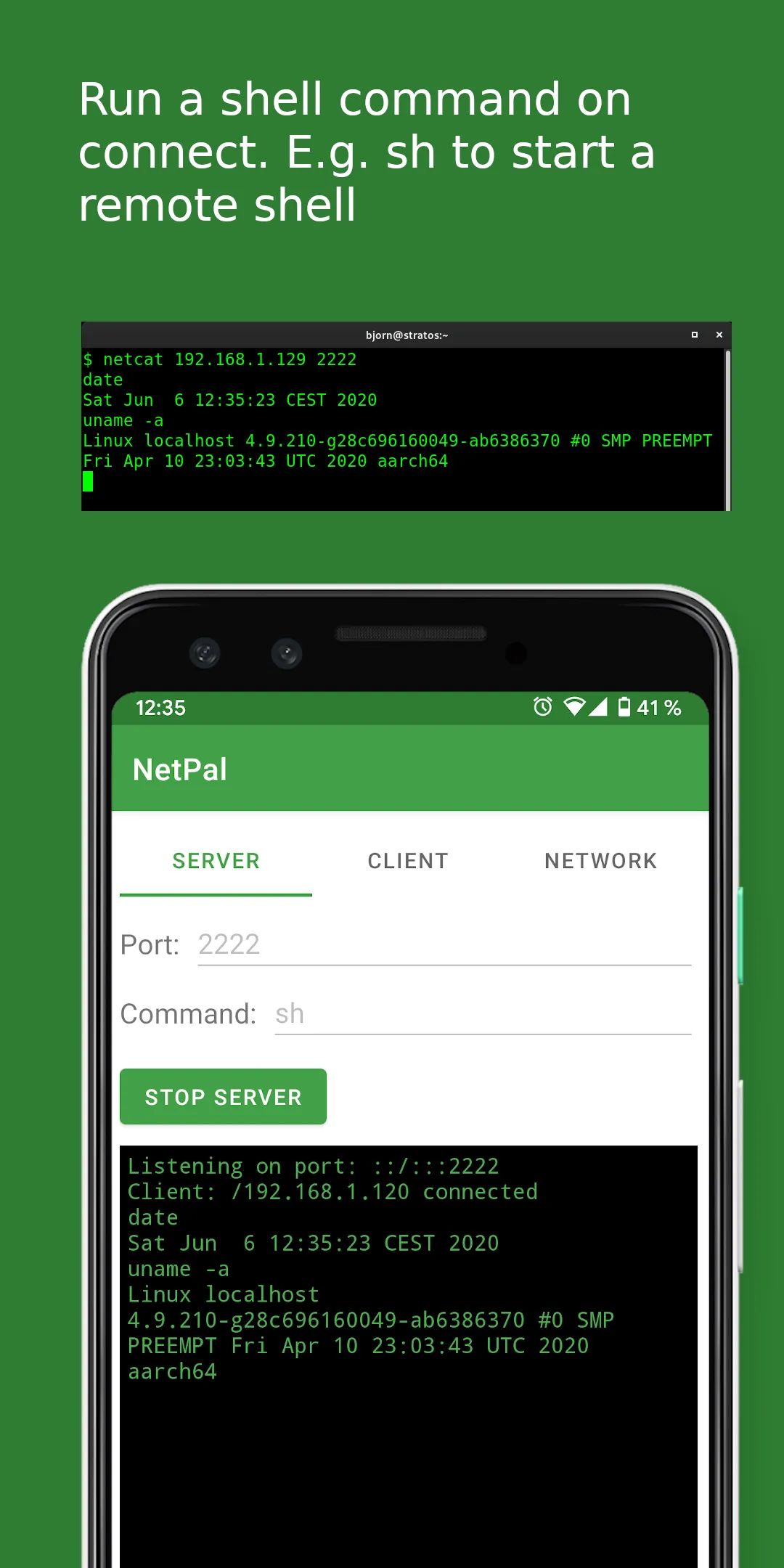 NetPal - netcat for Android | Indus Appstore | Screenshot