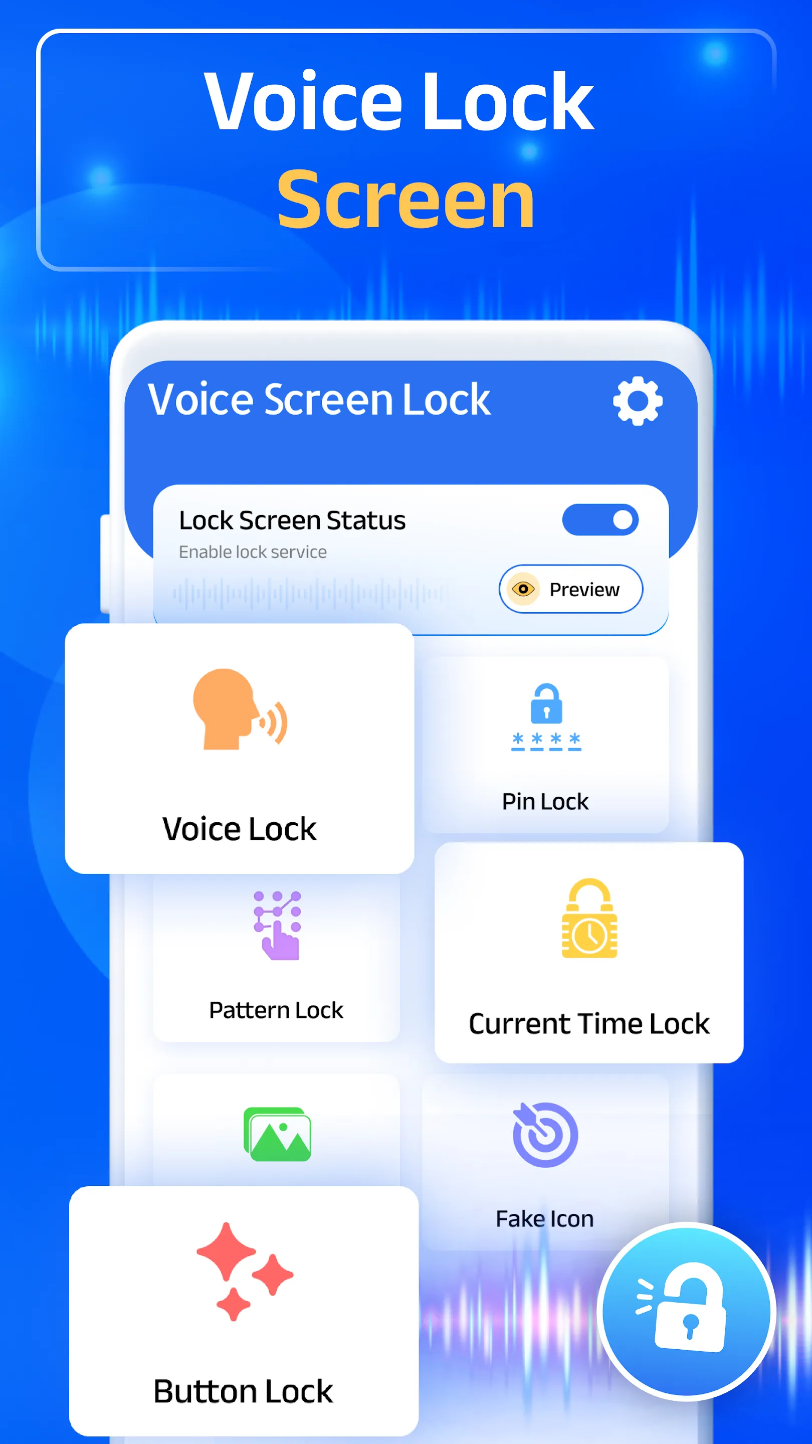 Voice Screen Lock : Speak Lock | Indus Appstore | Screenshot