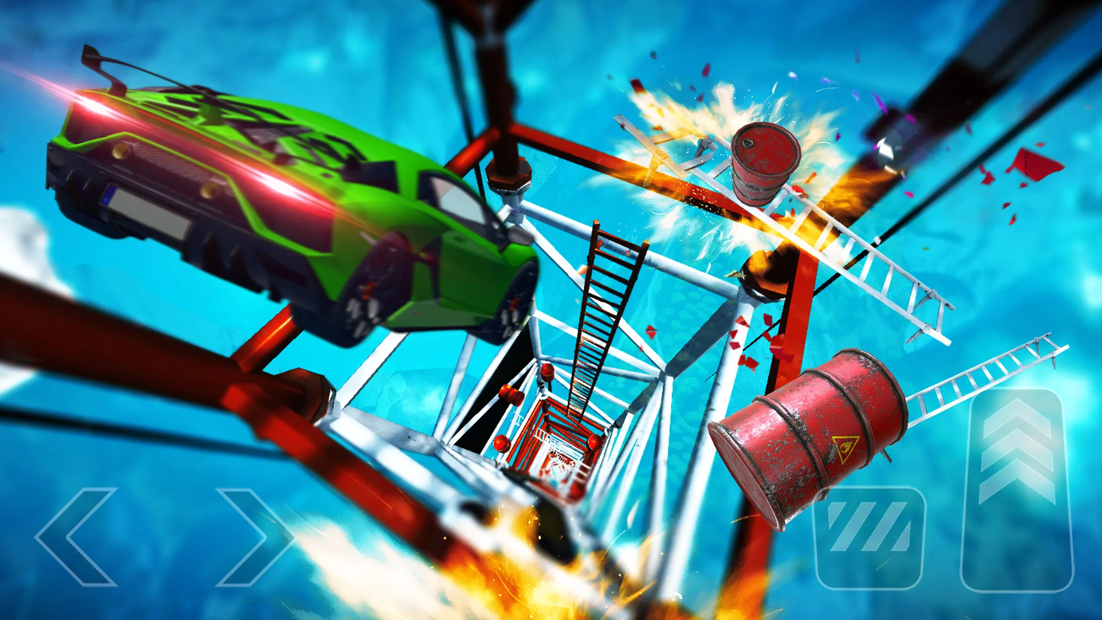 Hyper Cars Ramp Crash | Indus Appstore | Screenshot