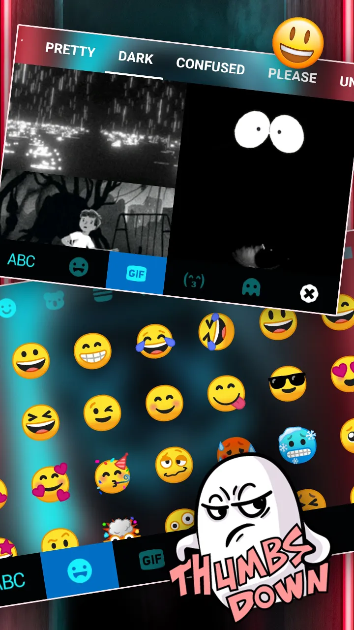 Purge Mask Neon Keyboard Backg | Indus Appstore | Screenshot