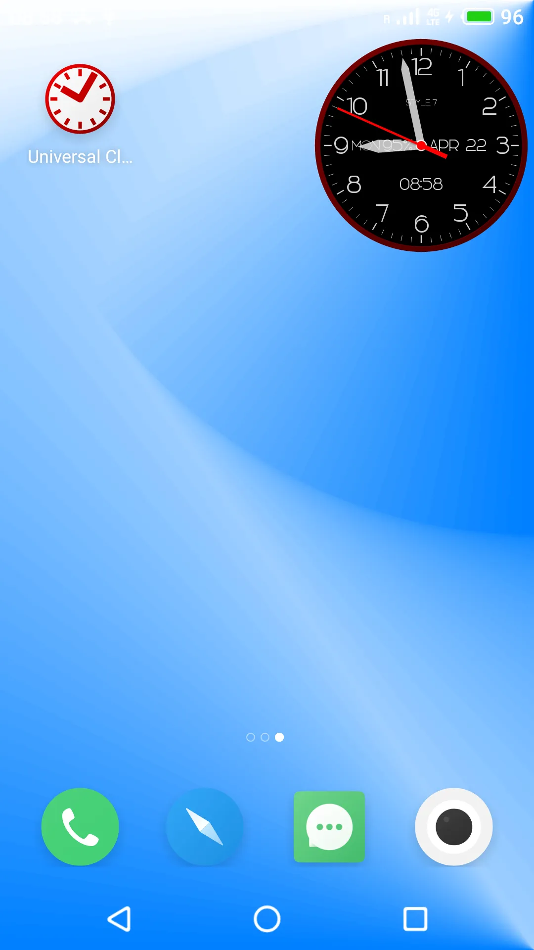 Modern Analog Clock-7 | Indus Appstore | Screenshot