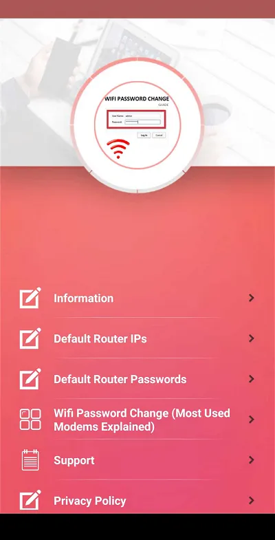 wifi password change guide | Indus Appstore | Screenshot