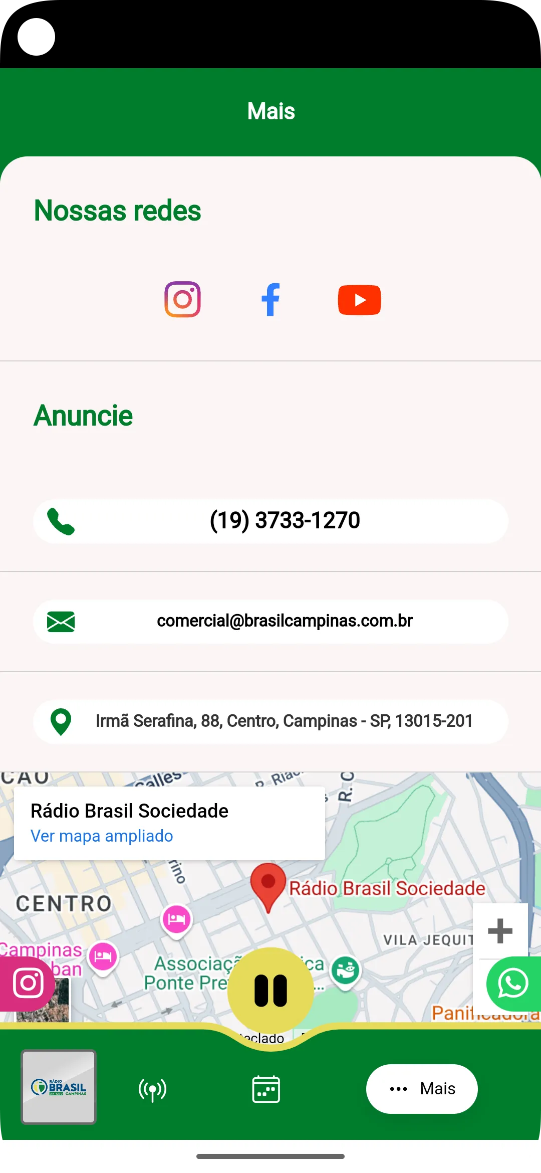 Rádio Brasil Campinas | Indus Appstore | Screenshot