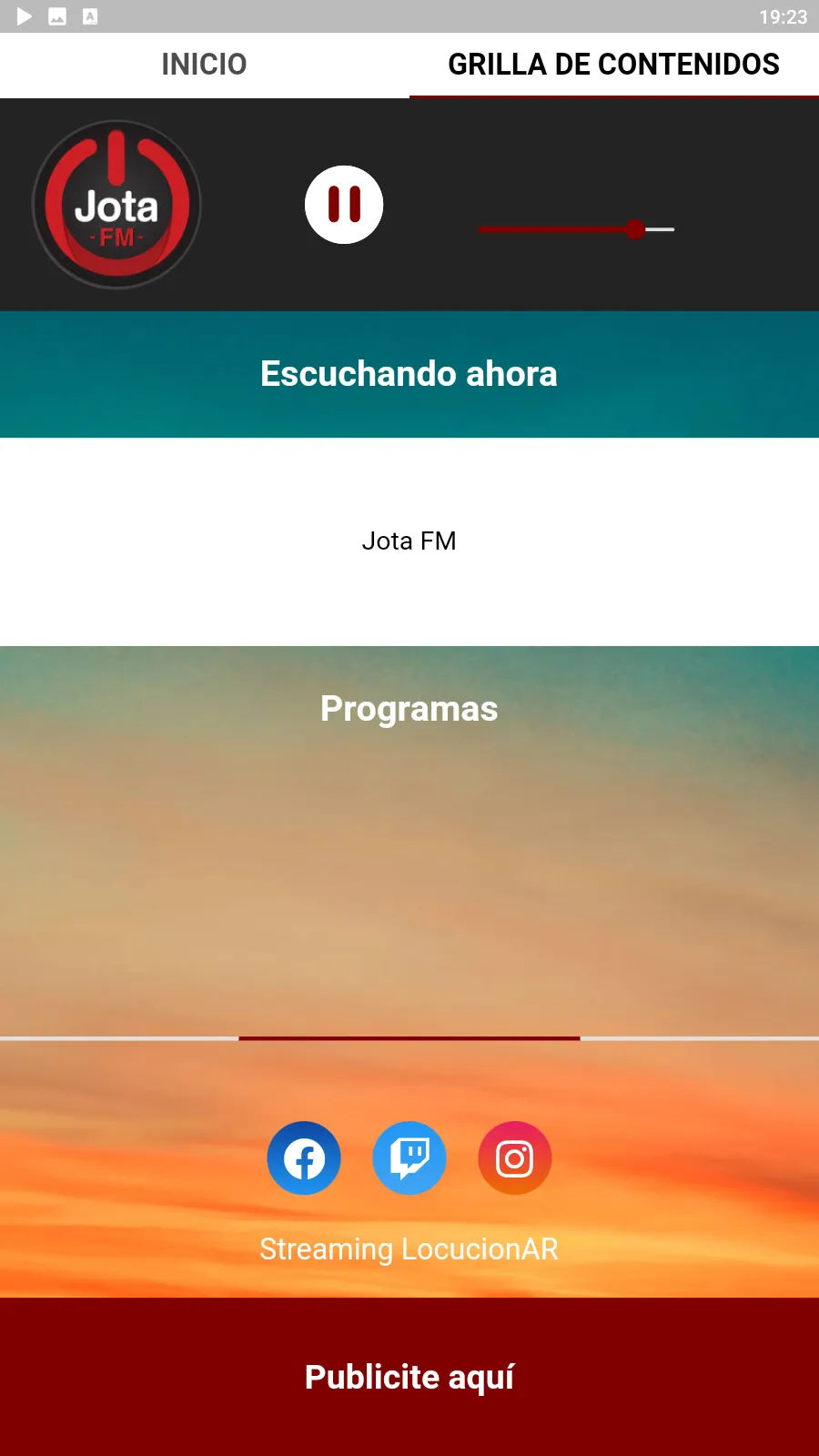 Jota FM | Indus Appstore | Screenshot