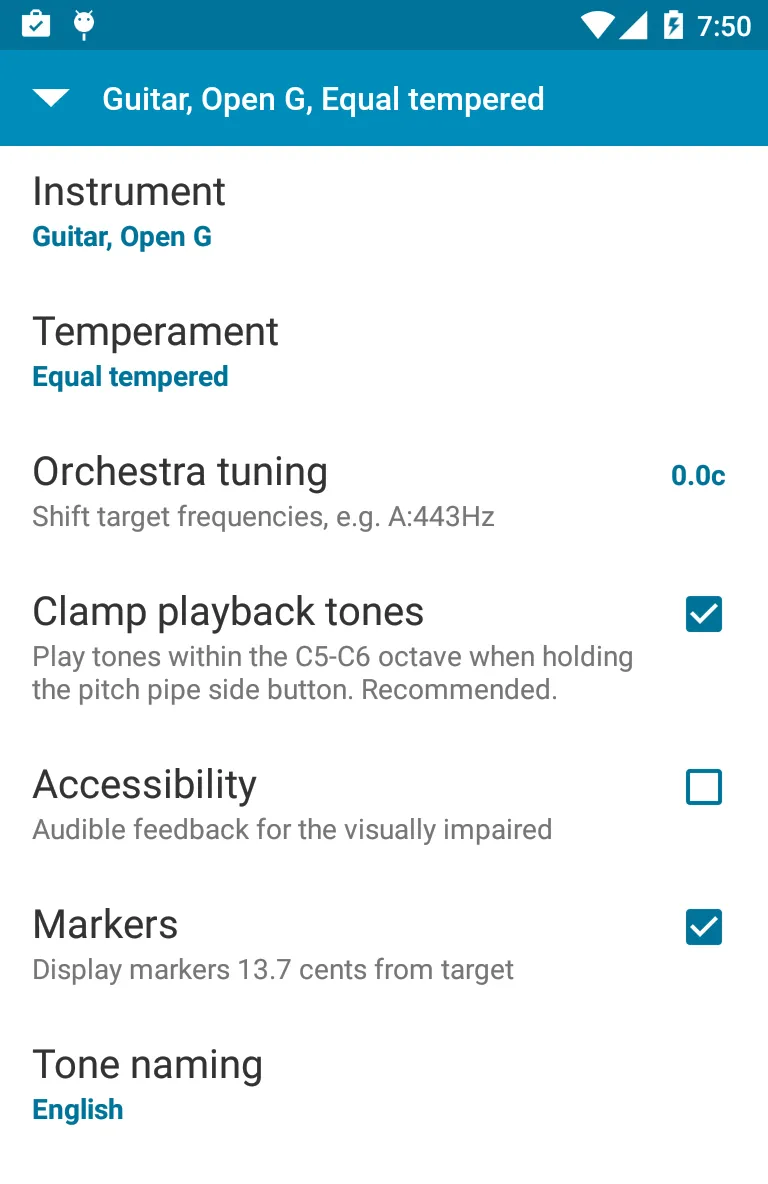 Tuner - gStrings | Indus Appstore | Screenshot