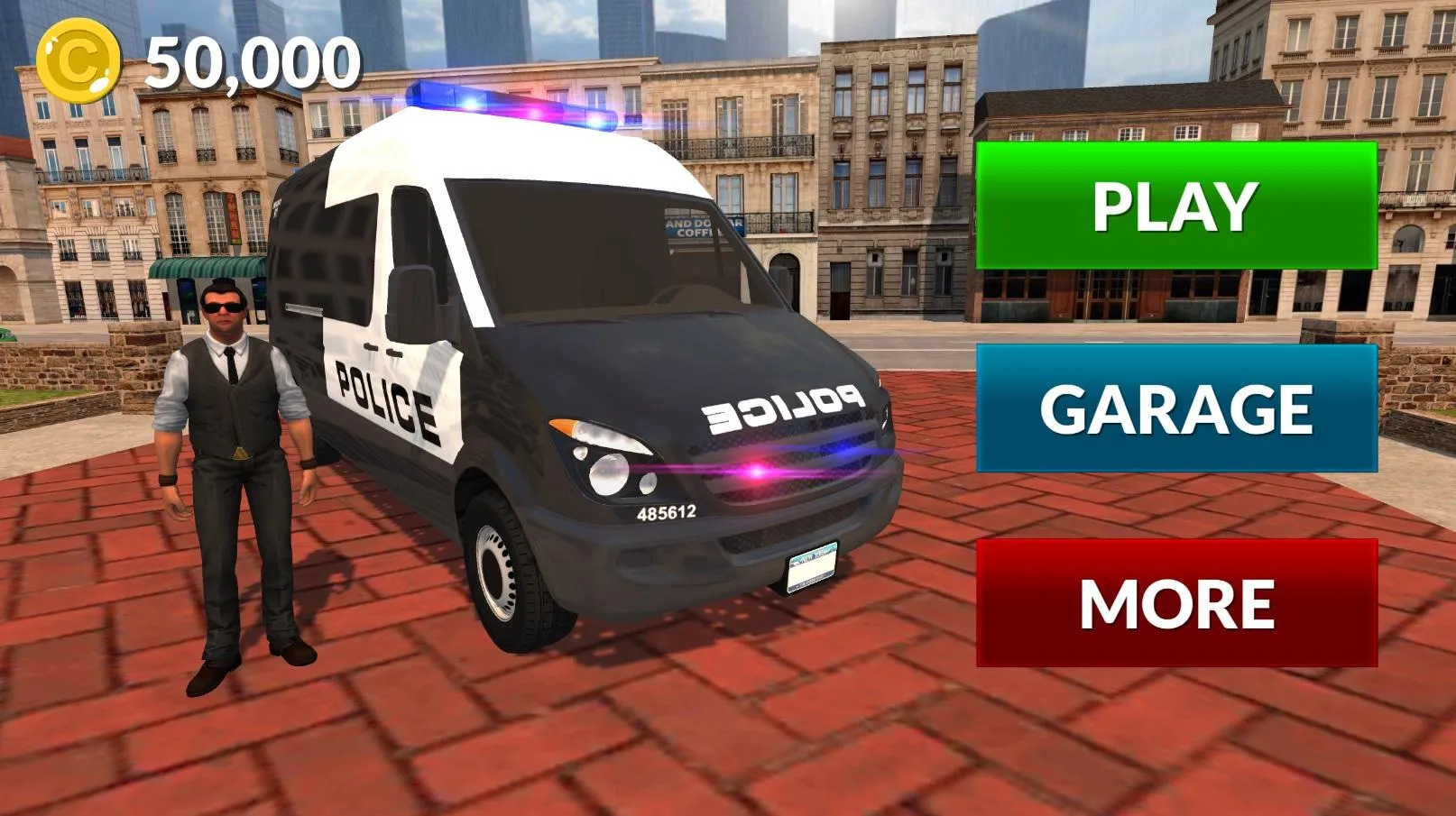 American Police Van Driving | Indus Appstore | Screenshot