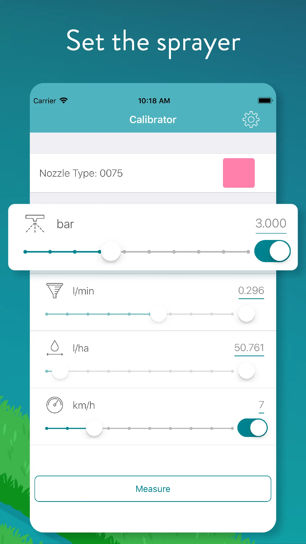 Sprayer calibrator | Indus Appstore | Screenshot