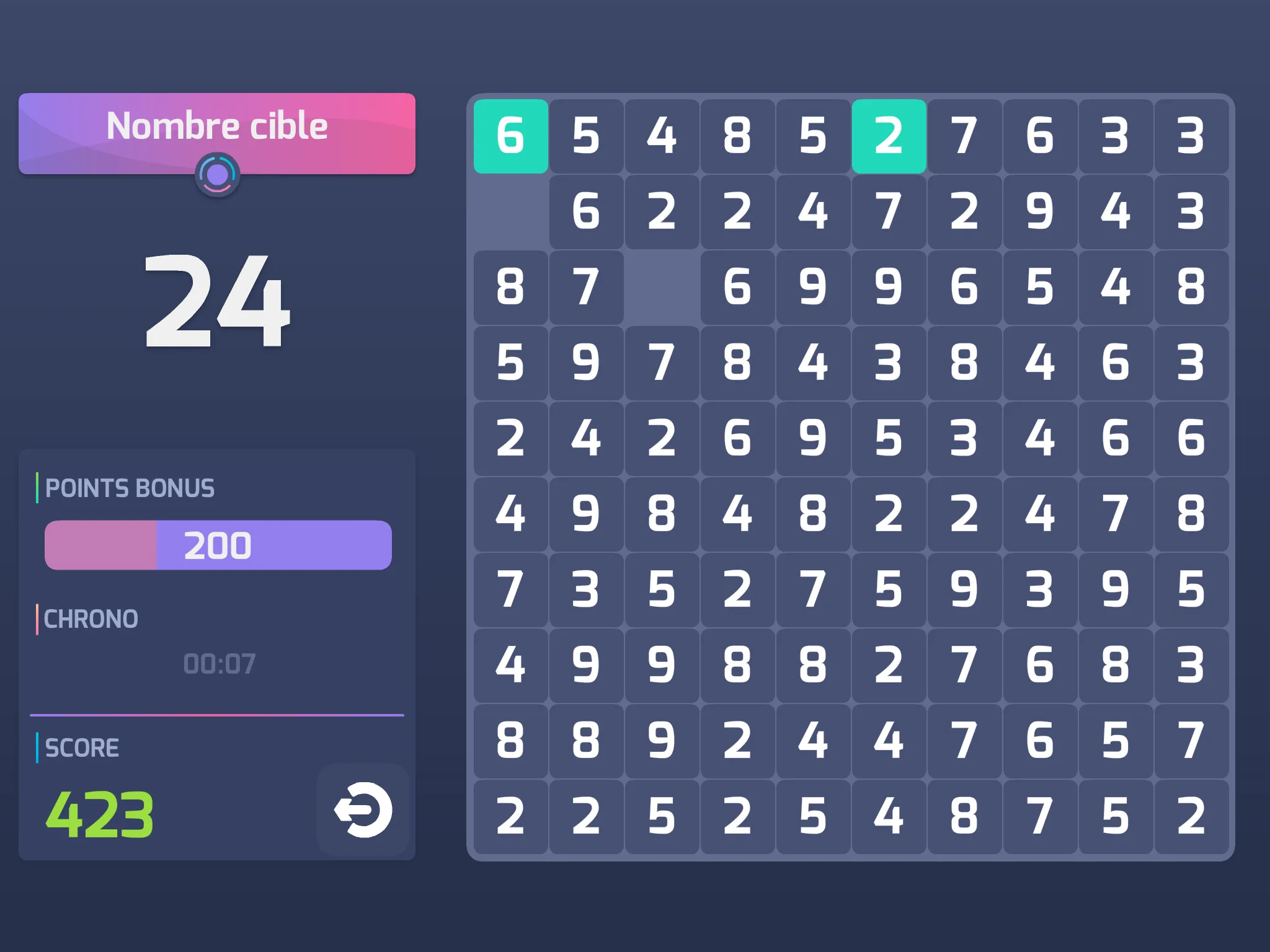 Défi Tables | Indus Appstore | Screenshot
