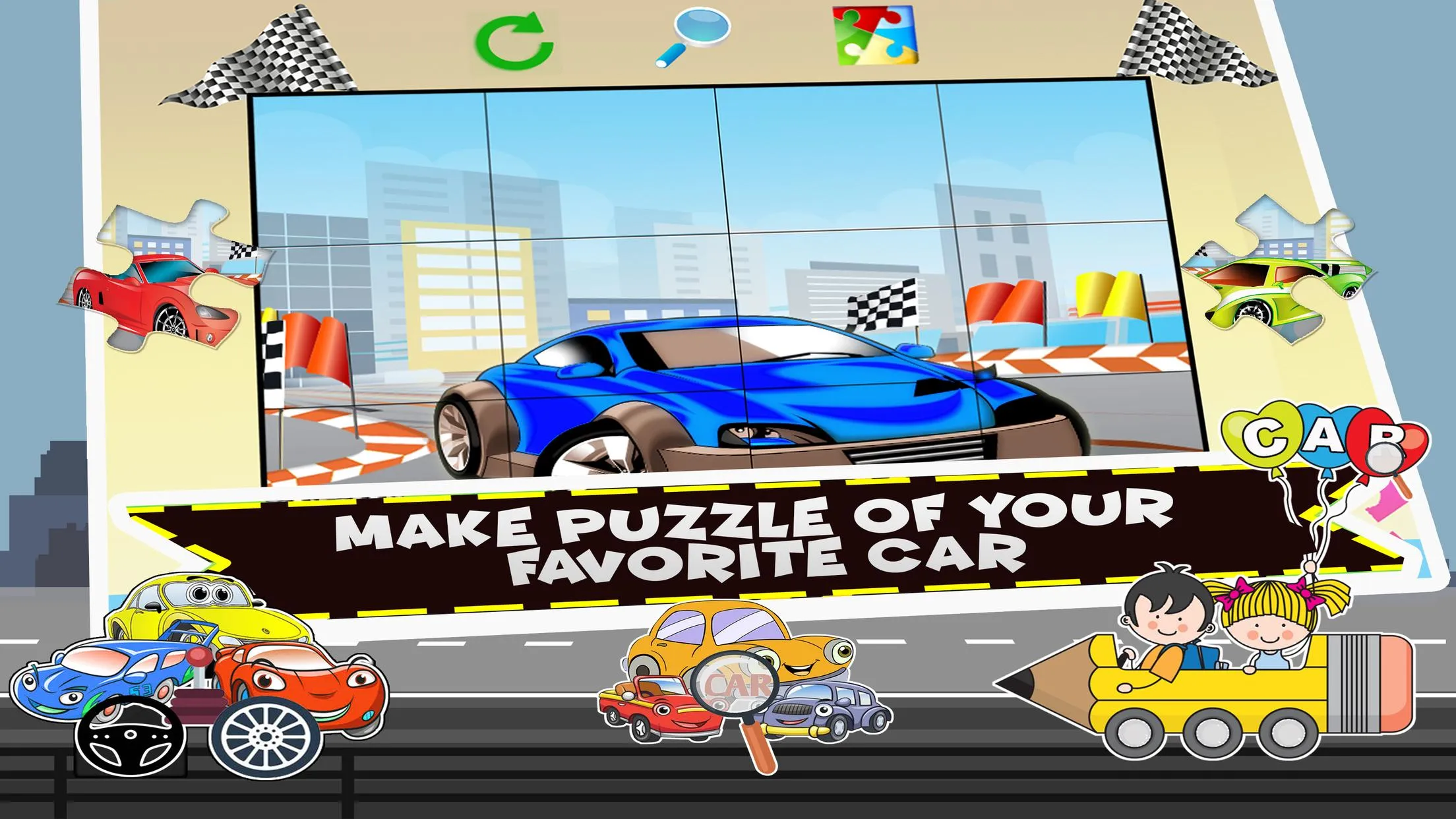 Car ABC Alphabet Kids Games | Indus Appstore | Screenshot