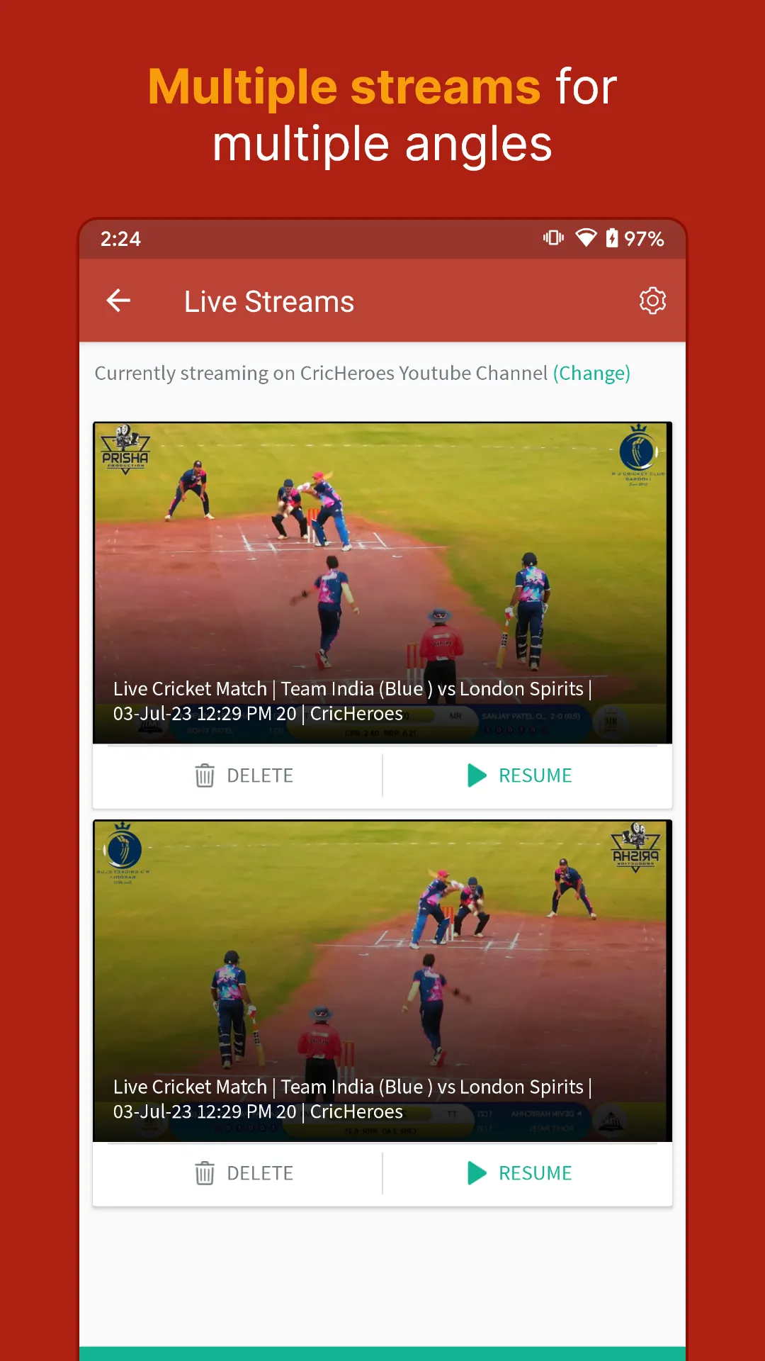 CH Live Stream | Indus Appstore | Screenshot