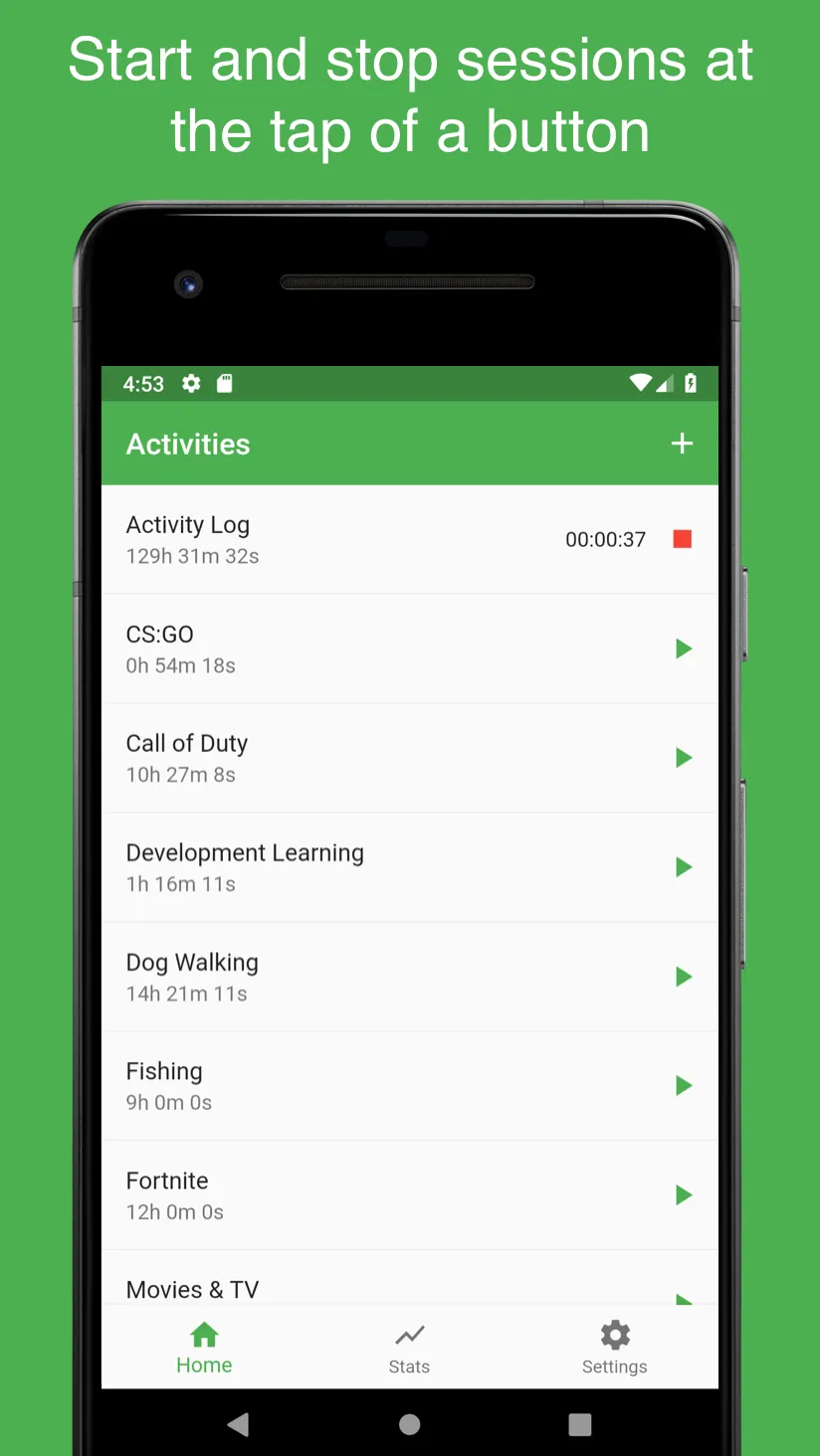 Activity Log - Time Tracker | Indus Appstore | Screenshot