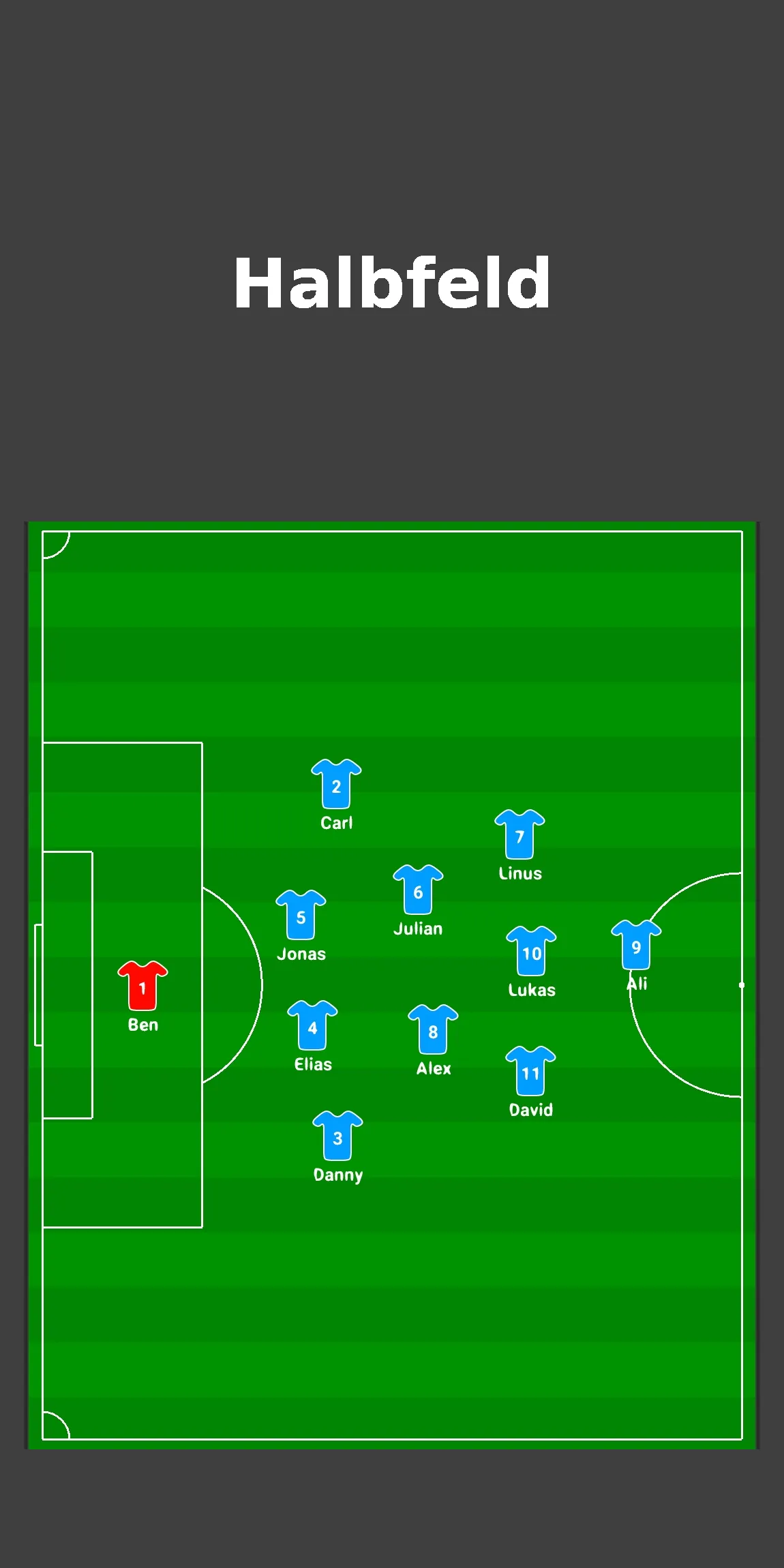 First 11 soccer lineup | Indus Appstore | Screenshot