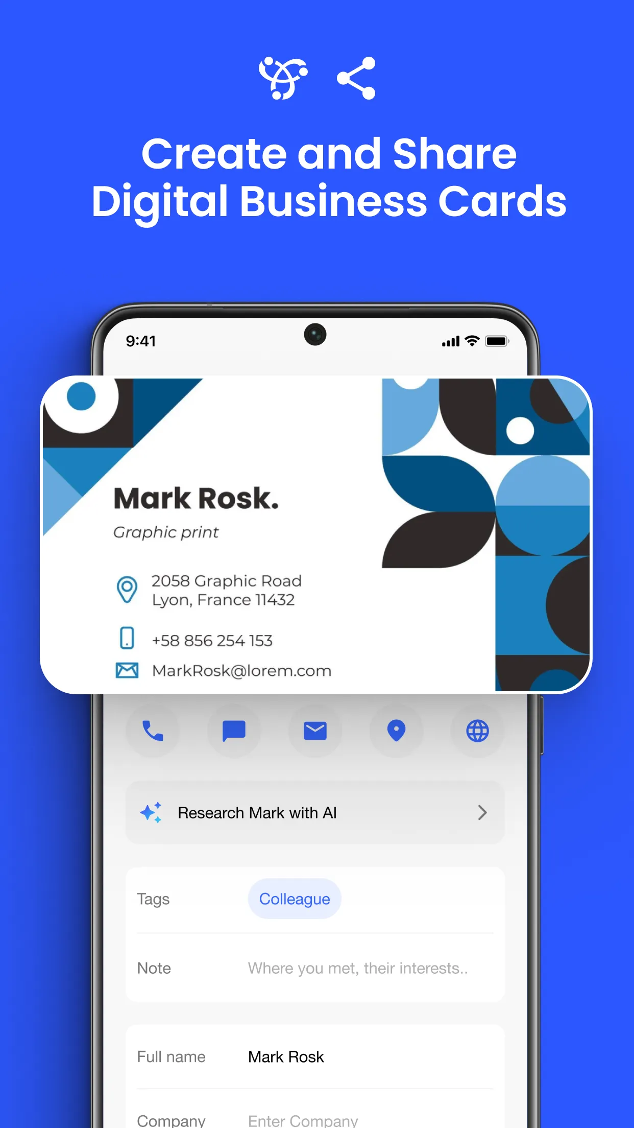 Business Card Scanner by Covve | Indus Appstore | Screenshot
