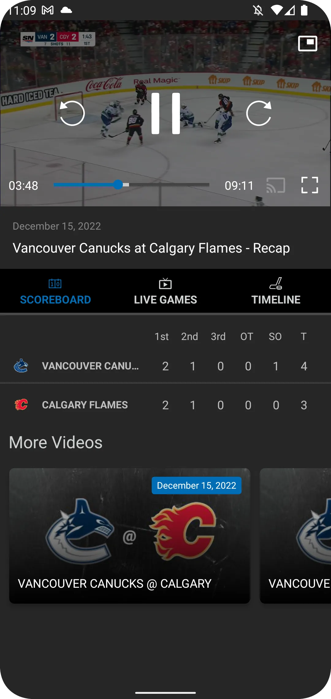 NHL.TV | Indus Appstore | Screenshot