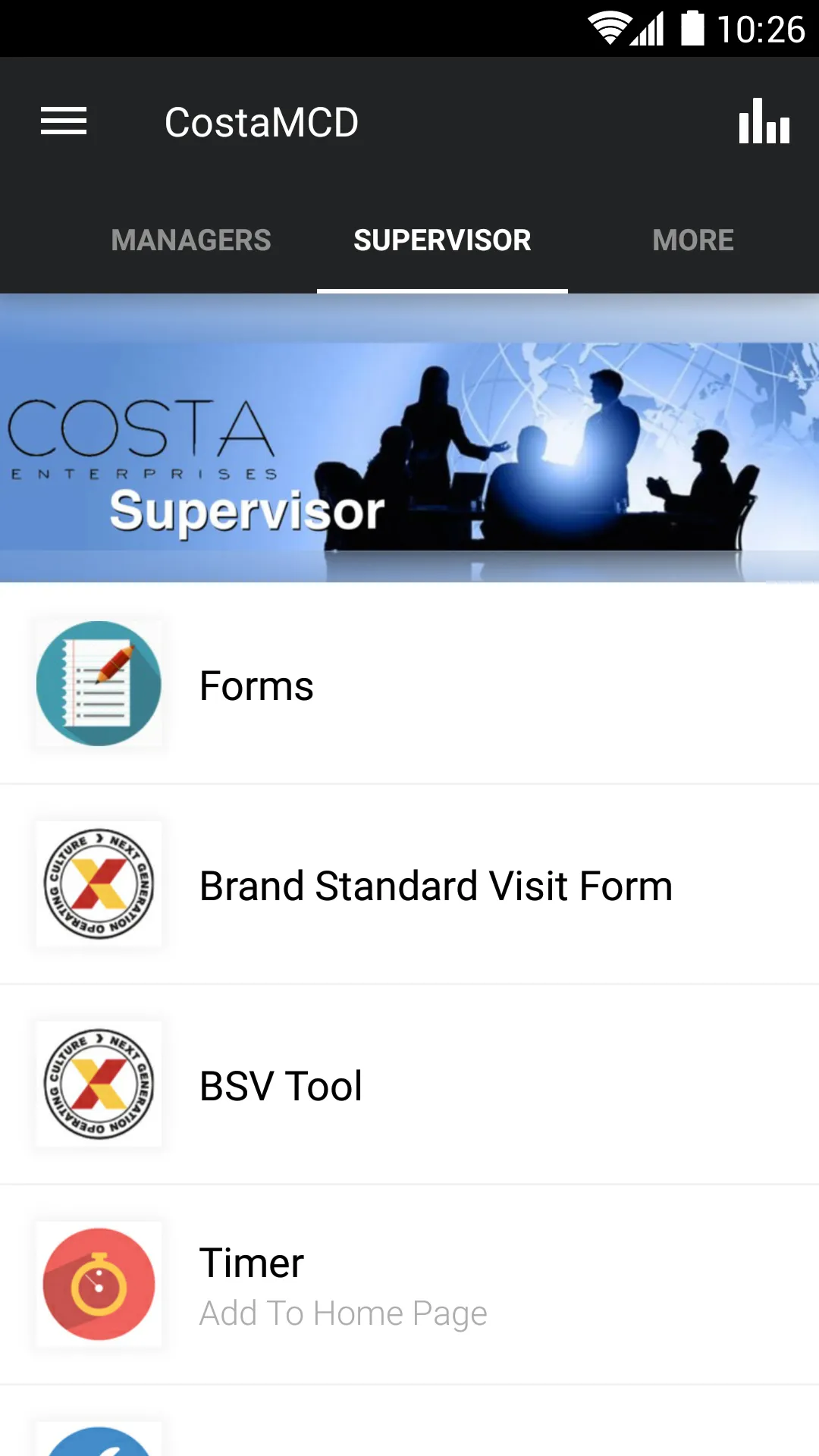 Costa Ent Employee App | Indus Appstore | Screenshot