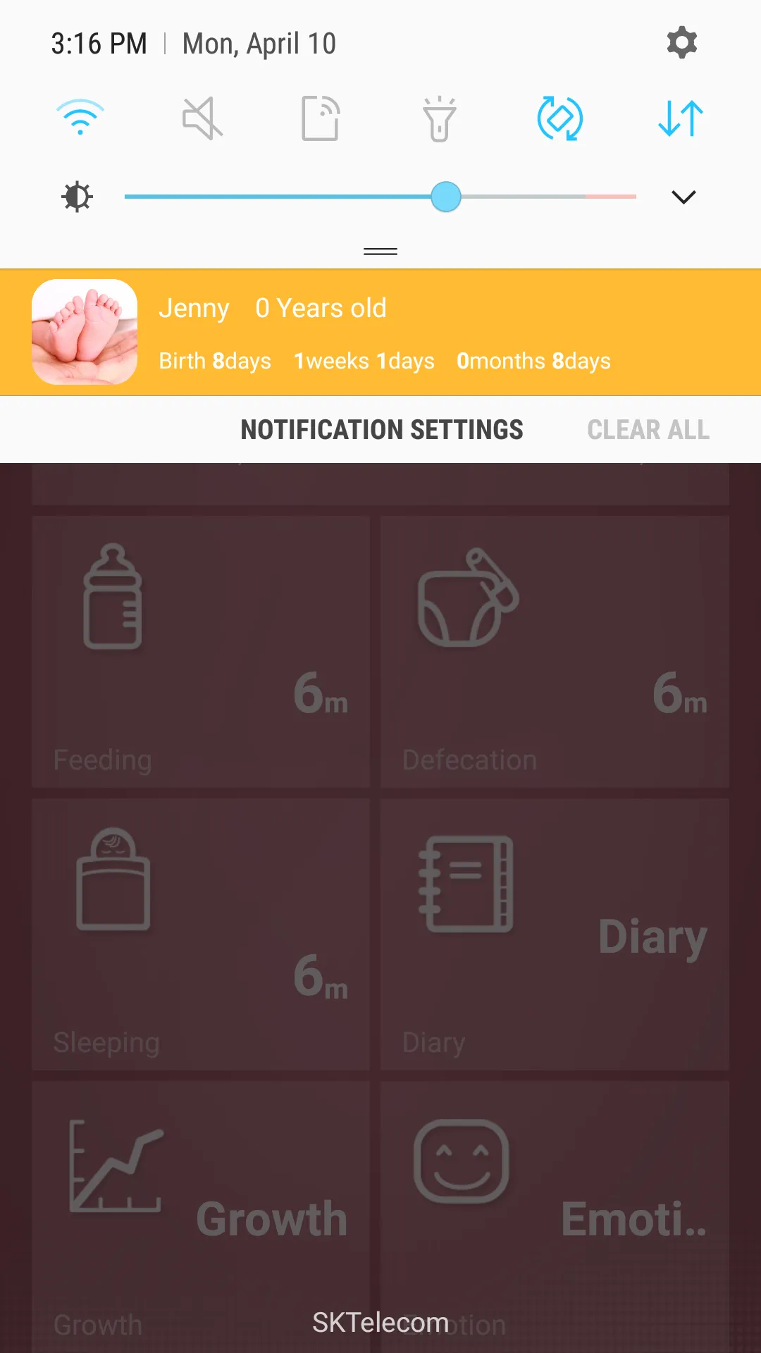 All that baby - Timer&Tracker | Indus Appstore | Screenshot