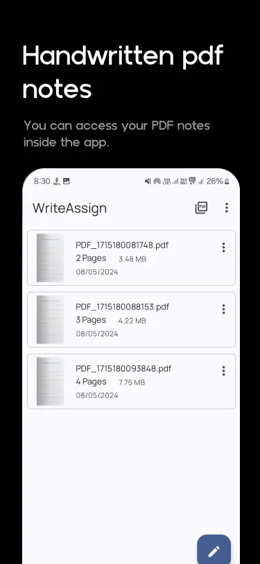 Text to Handwriting Notes | Indus Appstore | Screenshot