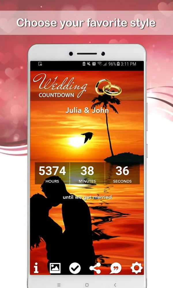 Wedding Countdown App 2023 | Indus Appstore | Screenshot