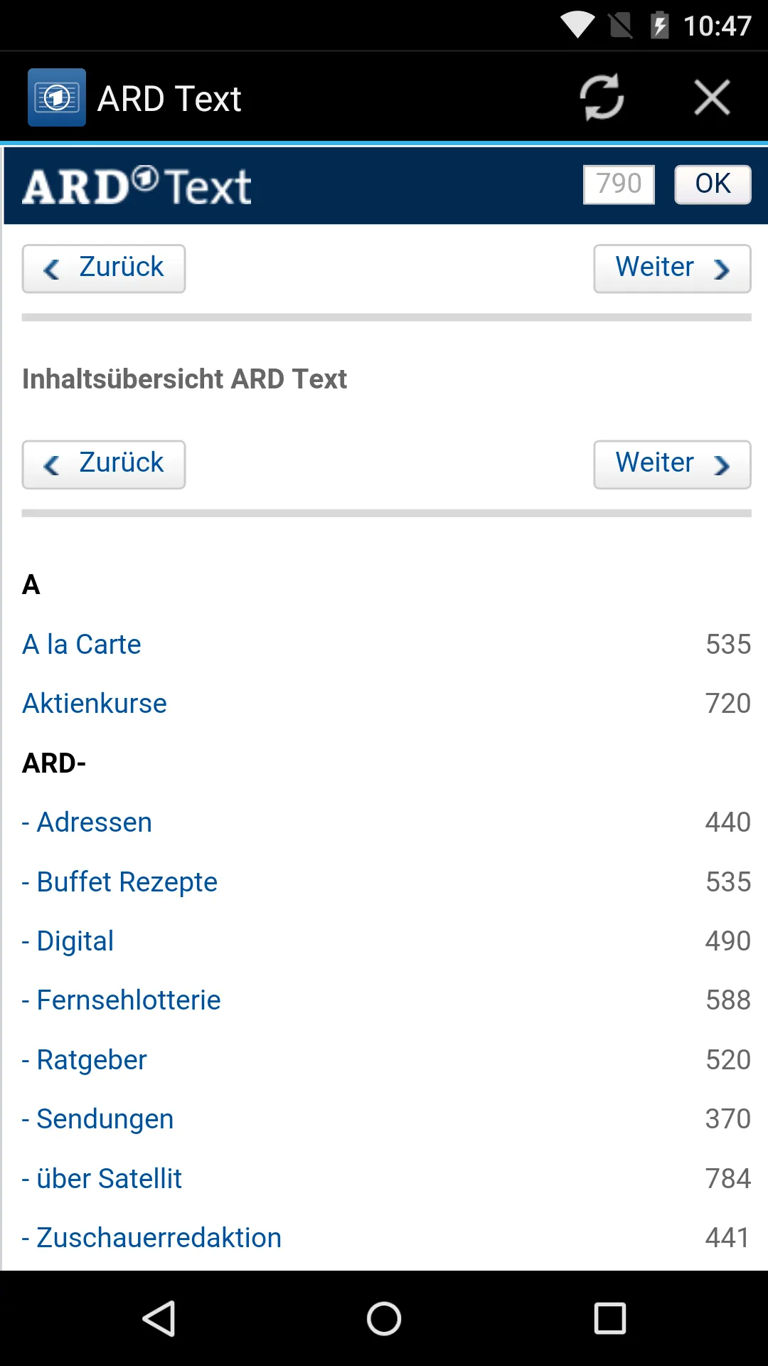 ARD Text (Teletext) | Indus Appstore | Screenshot