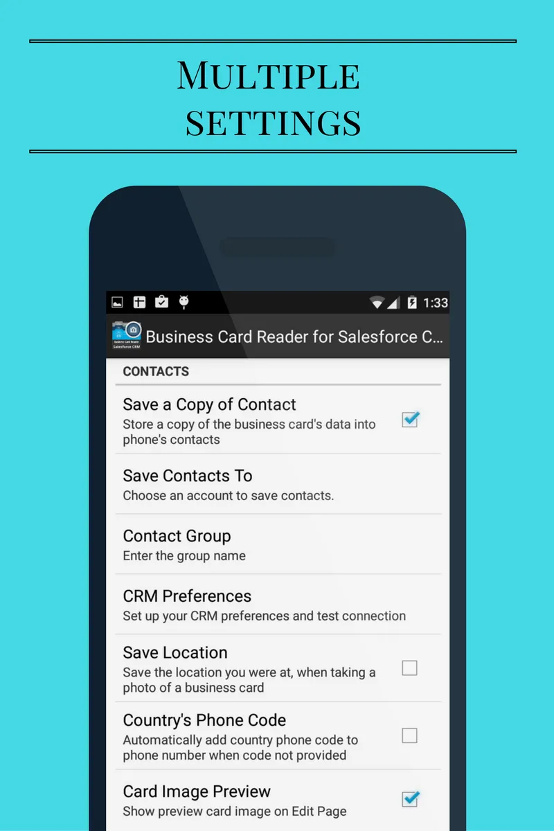 Salesforce Business Card Scann | Indus Appstore | Screenshot