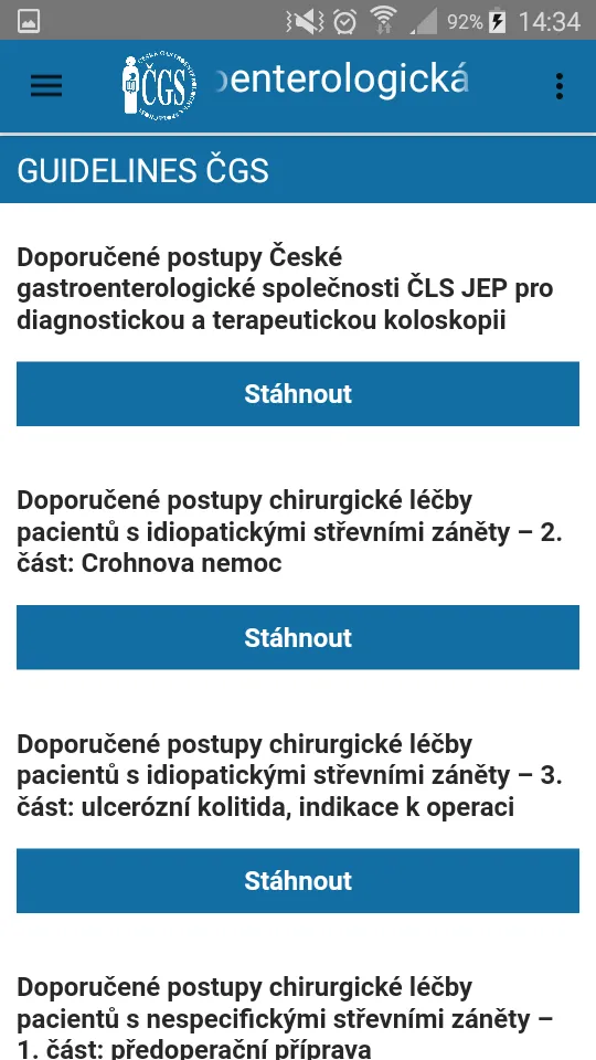 Česká gastroenterologická spol | Indus Appstore | Screenshot