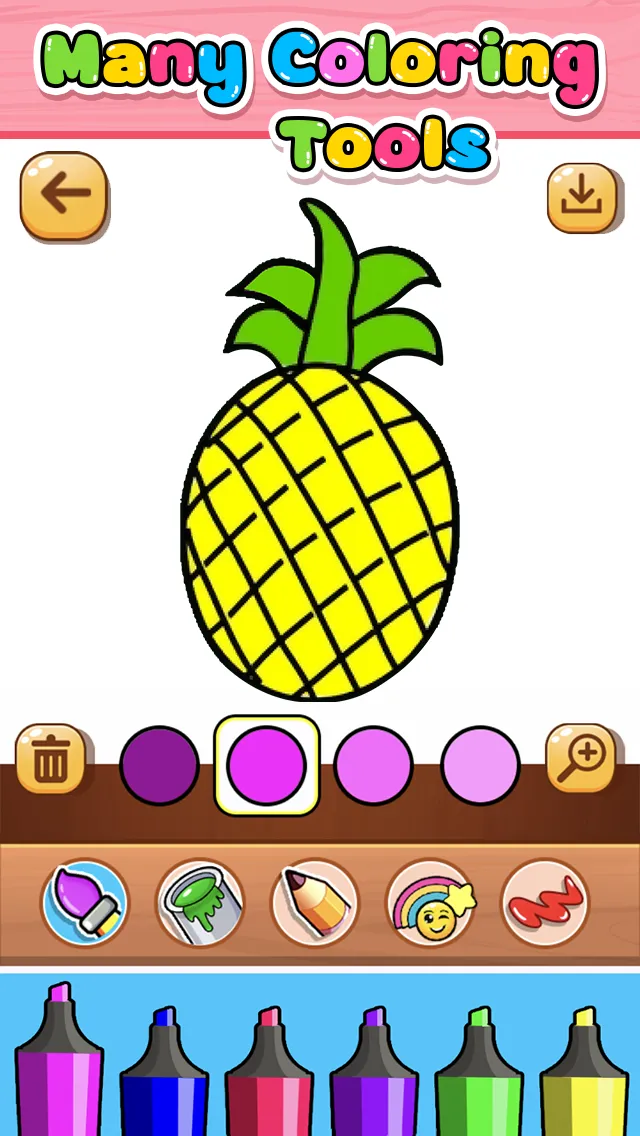 Coloring Fruits | Indus Appstore | Screenshot