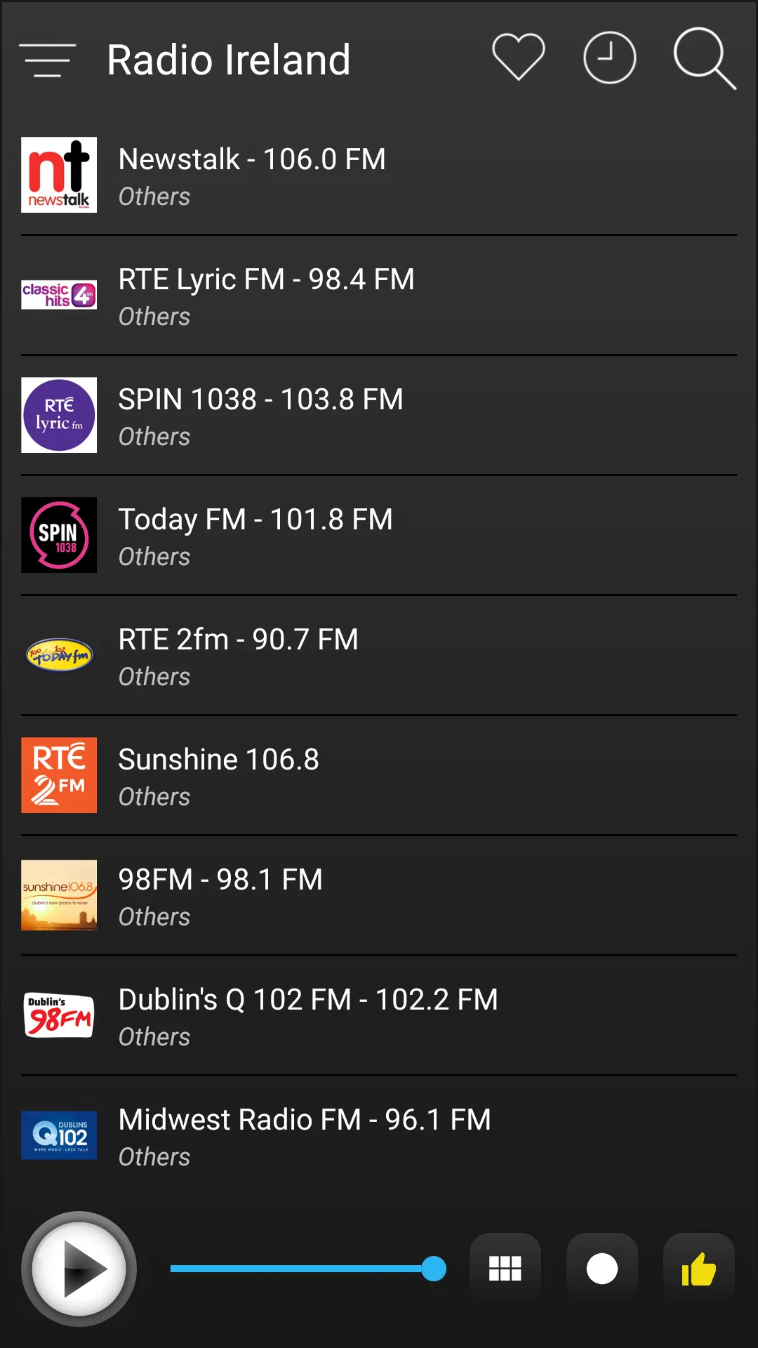 Ireland Radio FM AM Music | Indus Appstore | Screenshot