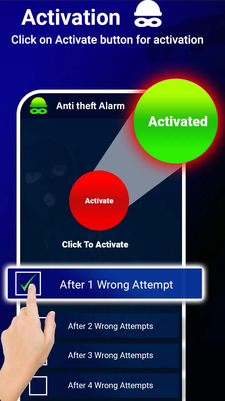 Alarm on Wrong Pattern | Indus Appstore | Screenshot